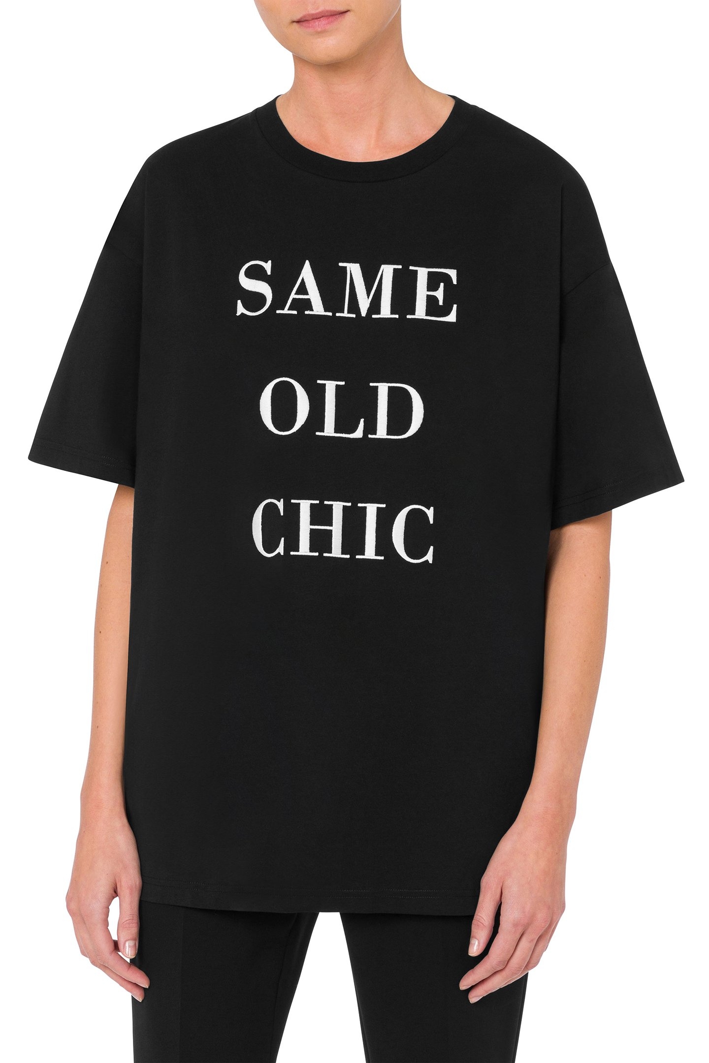 T-SHIRT SAME OLD CHIC BLACK 1
