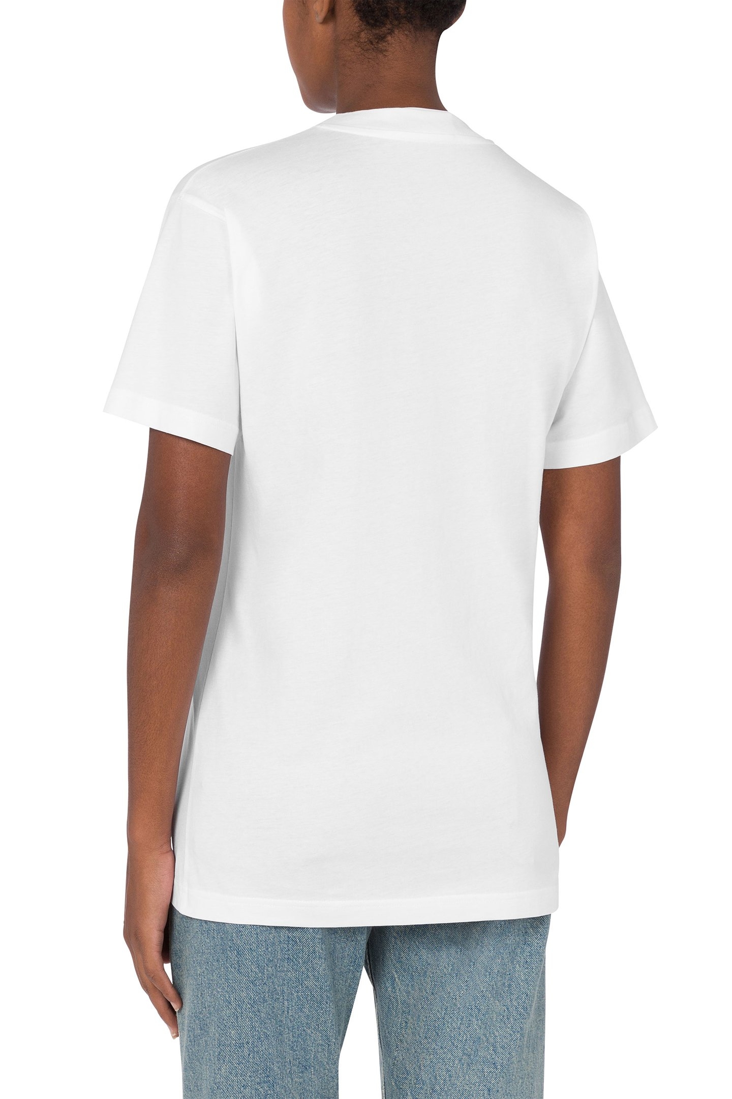 LAUREL CROWN ORGANIC JERSEY T-SHIRT WHITE 2