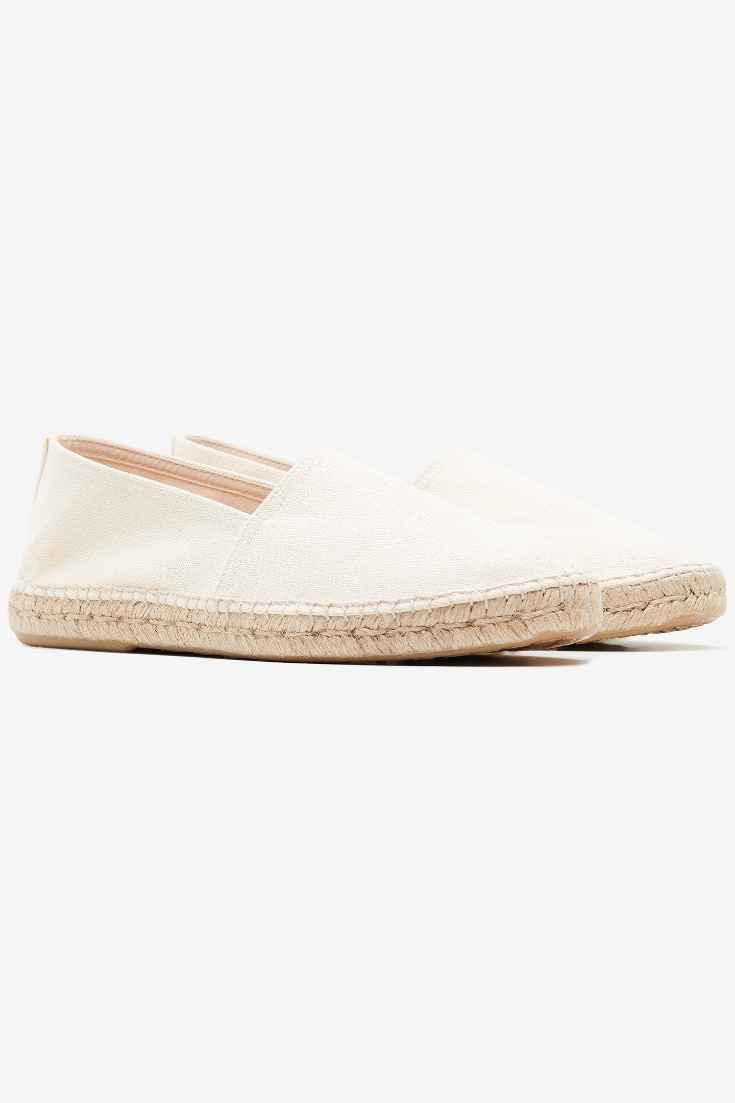NO LABEL X ABARCA COTTON ESPADRILLES OFF WHITE 1