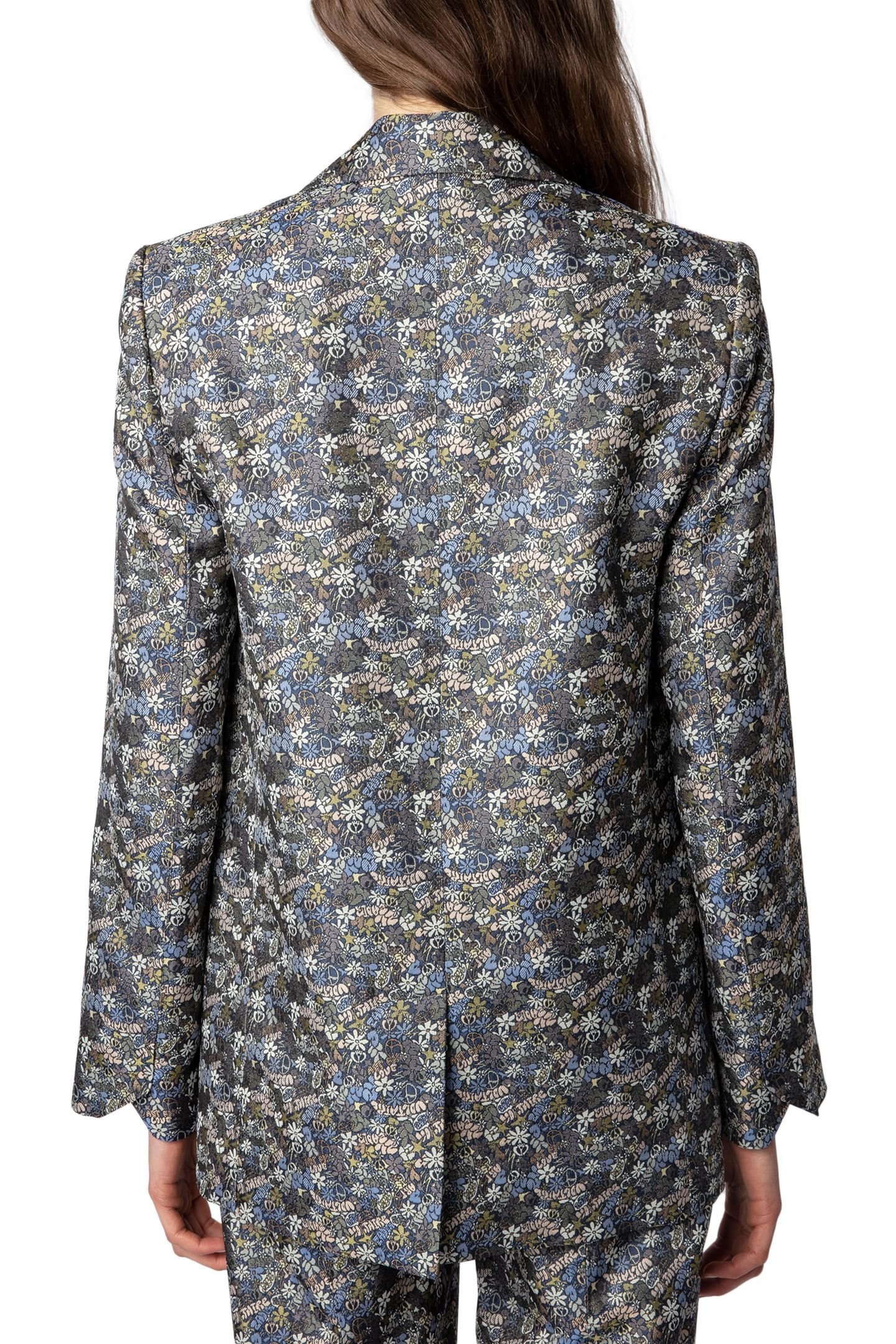 VEGY FLORAL JACQUARD LIBERTY BLAZER MULTICOLOR 3