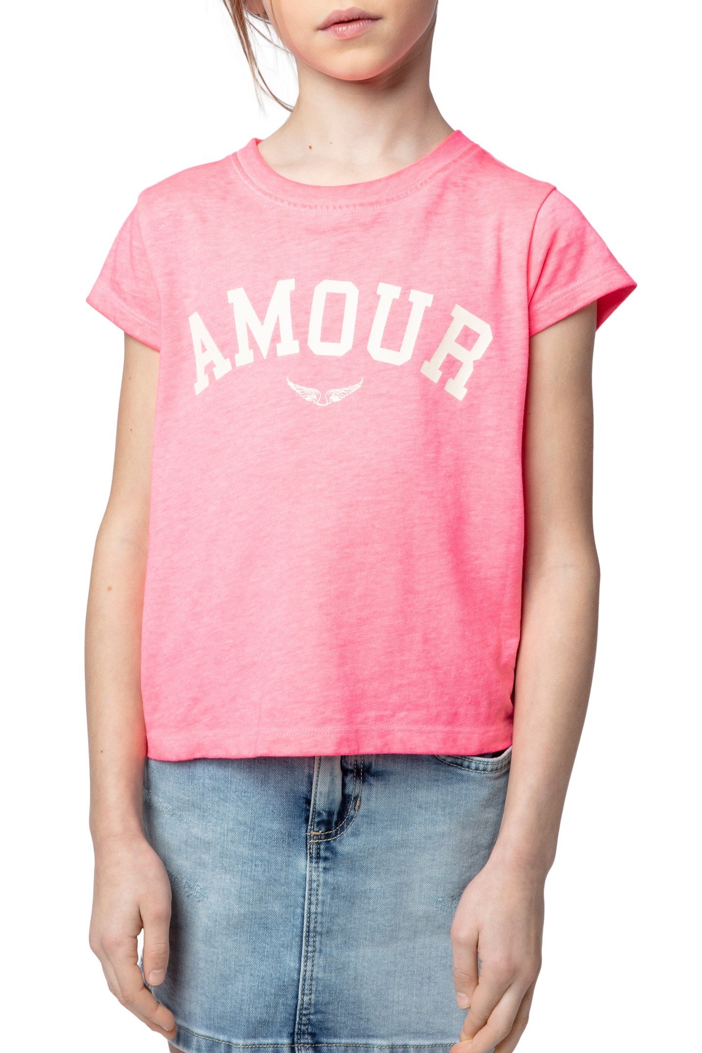 NIELS GIRL T-SHIRT ROSE 1