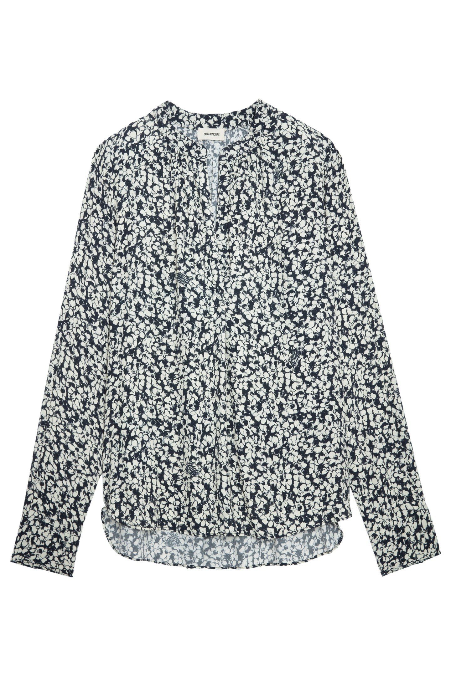 TINK CREPE BICO FLOWERS SHIRT VANILLE 5