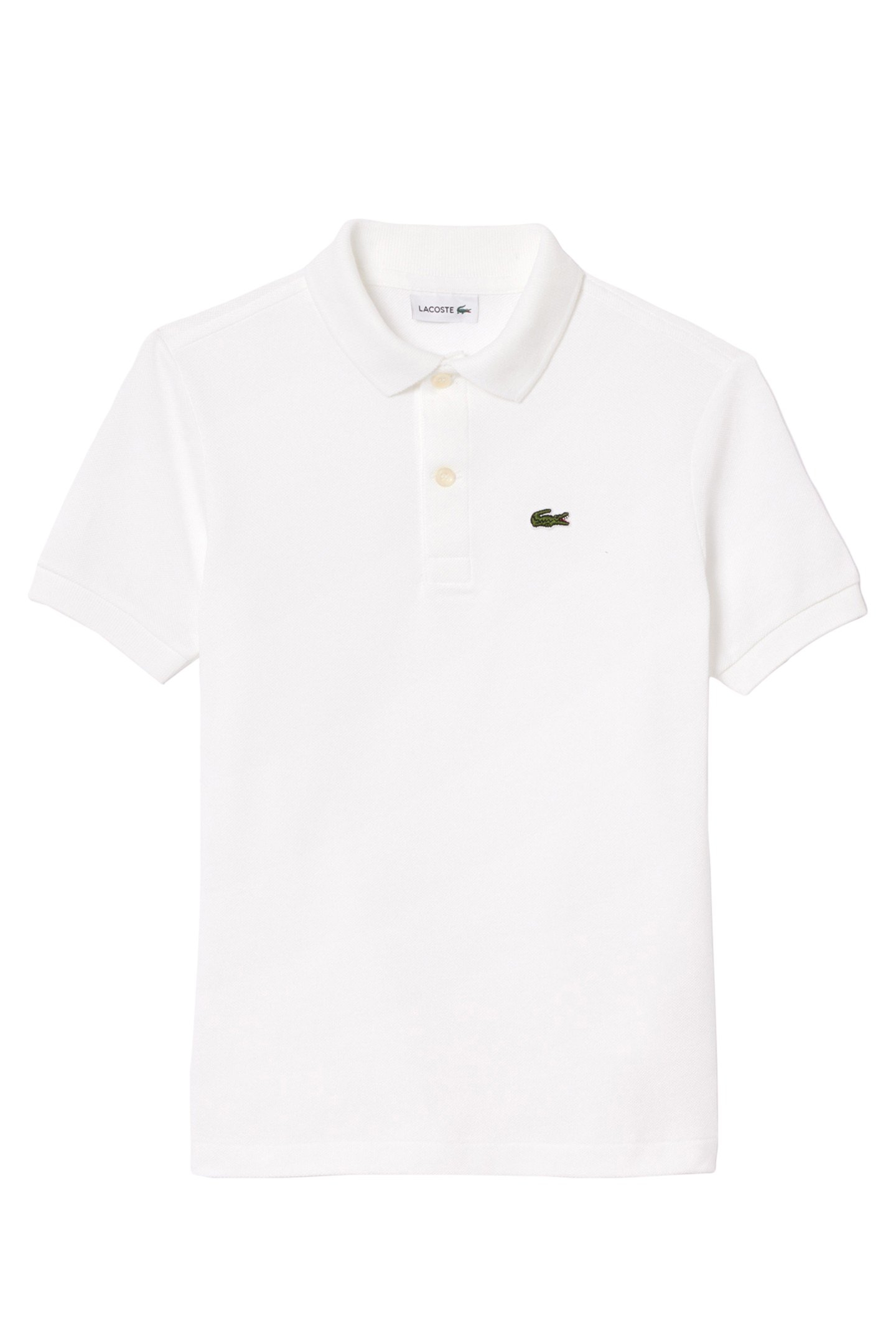 CHILDREN SHORTSLEEVE BEST POLO WHITE 1