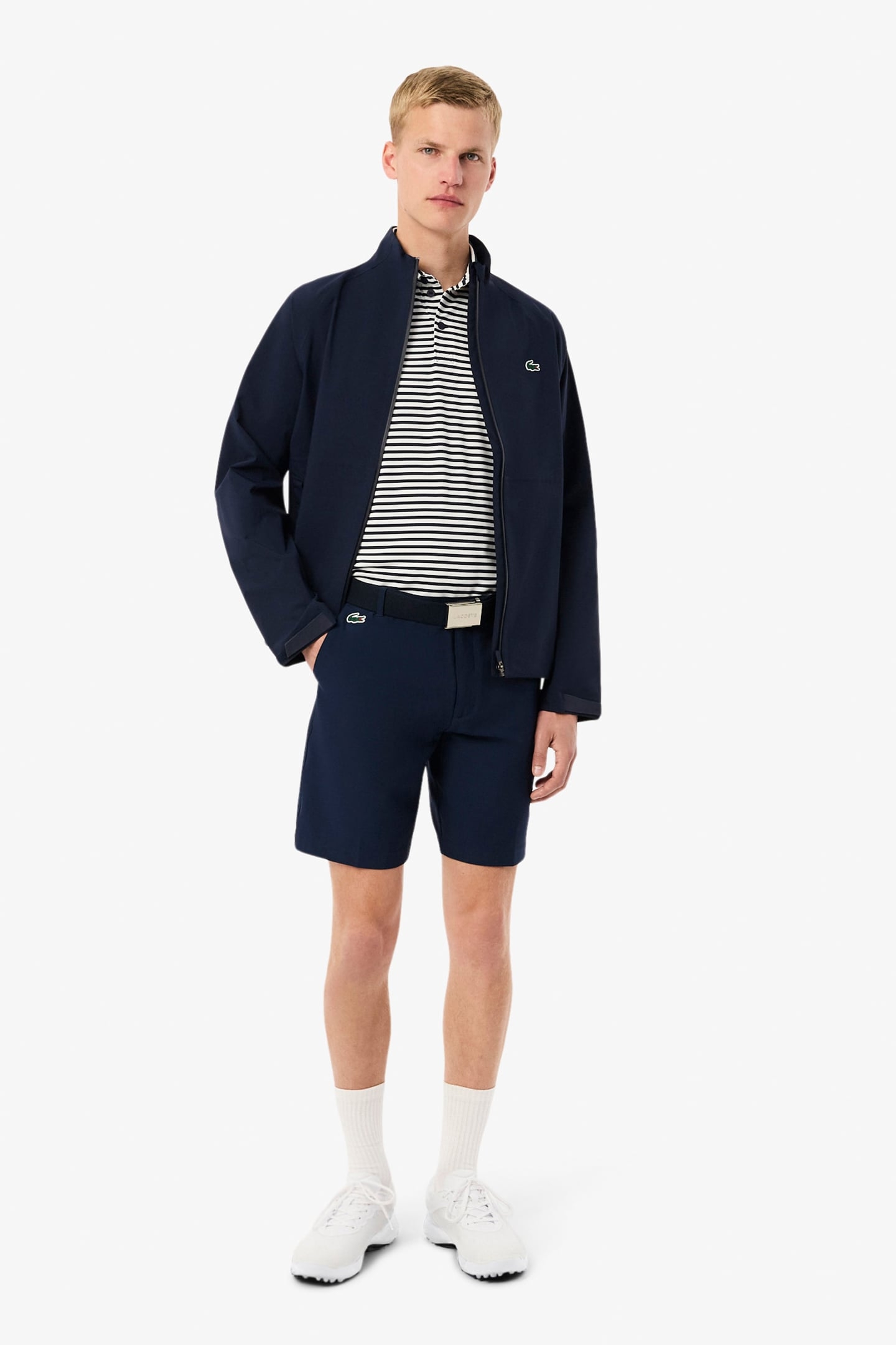 SHORTSLEEVE POLO NAVY BLUE/WHITE 4