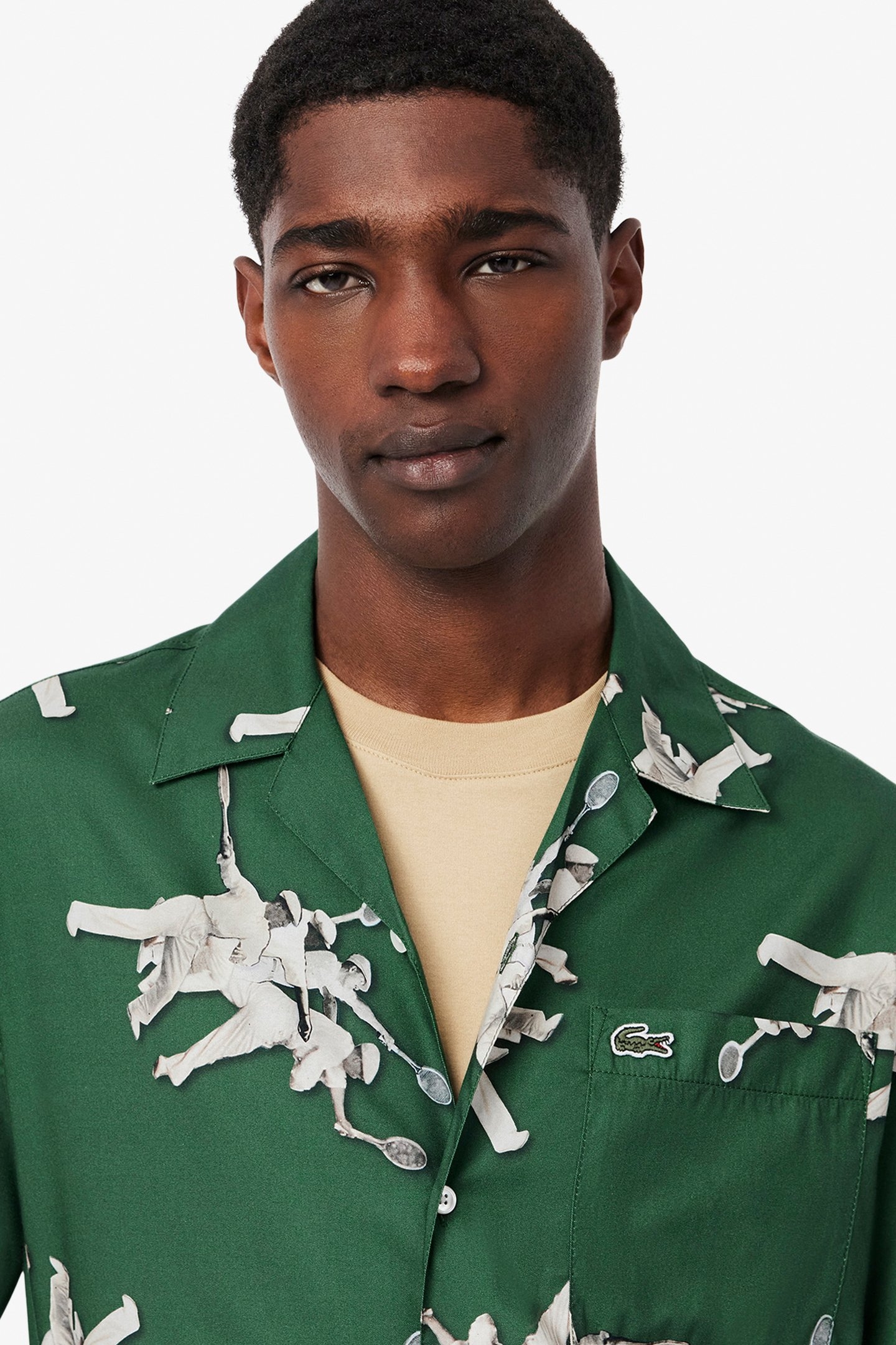 SHORTSLEEVE WOVEN SHIRT GREEN 7