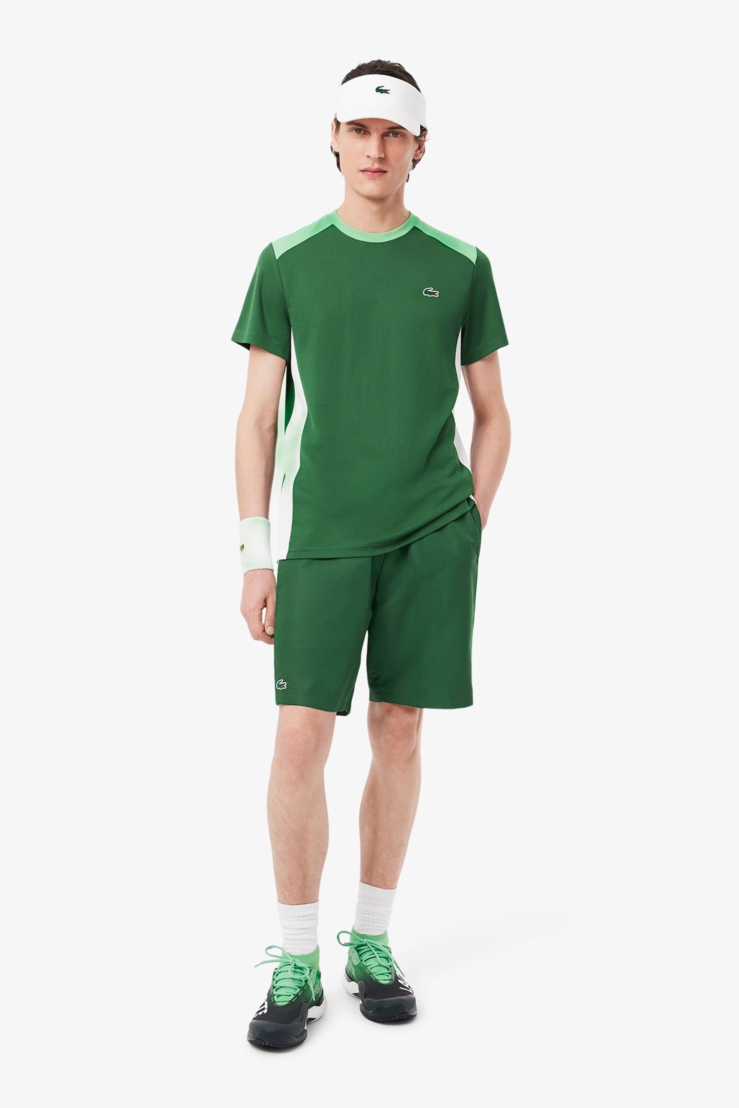 T-SHIRT GREEN/WHITE-LIAMONE 3