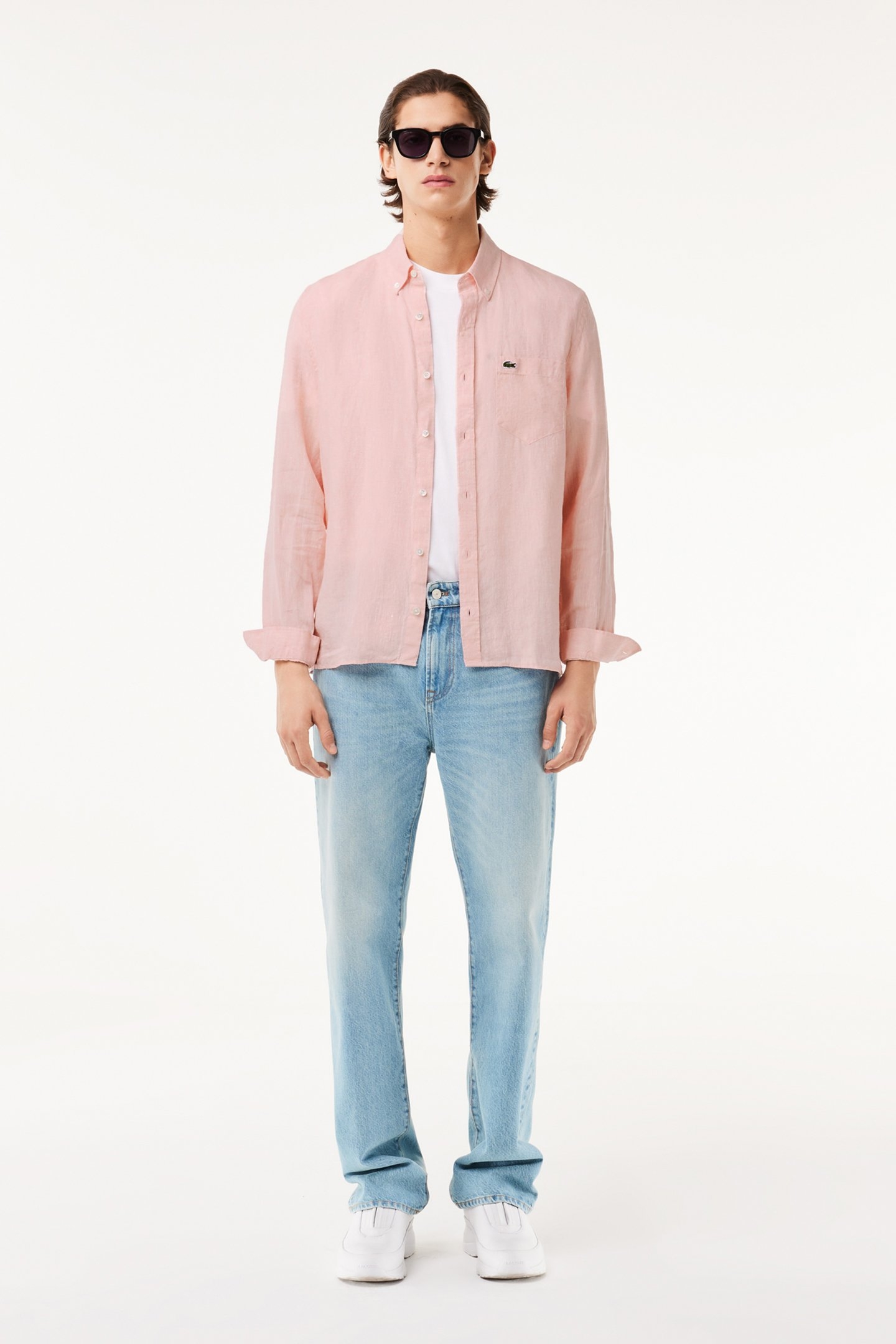 LONGSLEEVE WOVEN SHIRT FLAMINGO 1