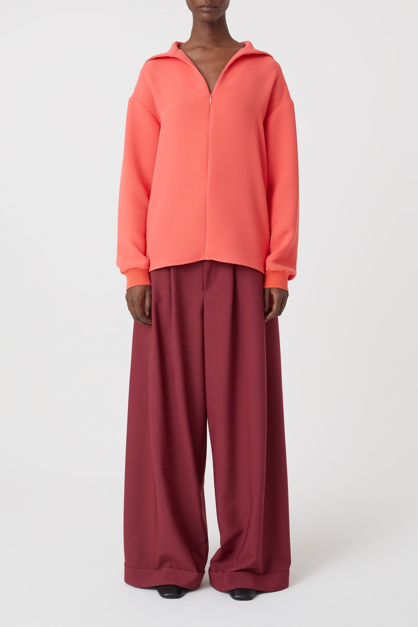 TRACK SUIT SHIRT & BLOUSES VIBRANT RED 3