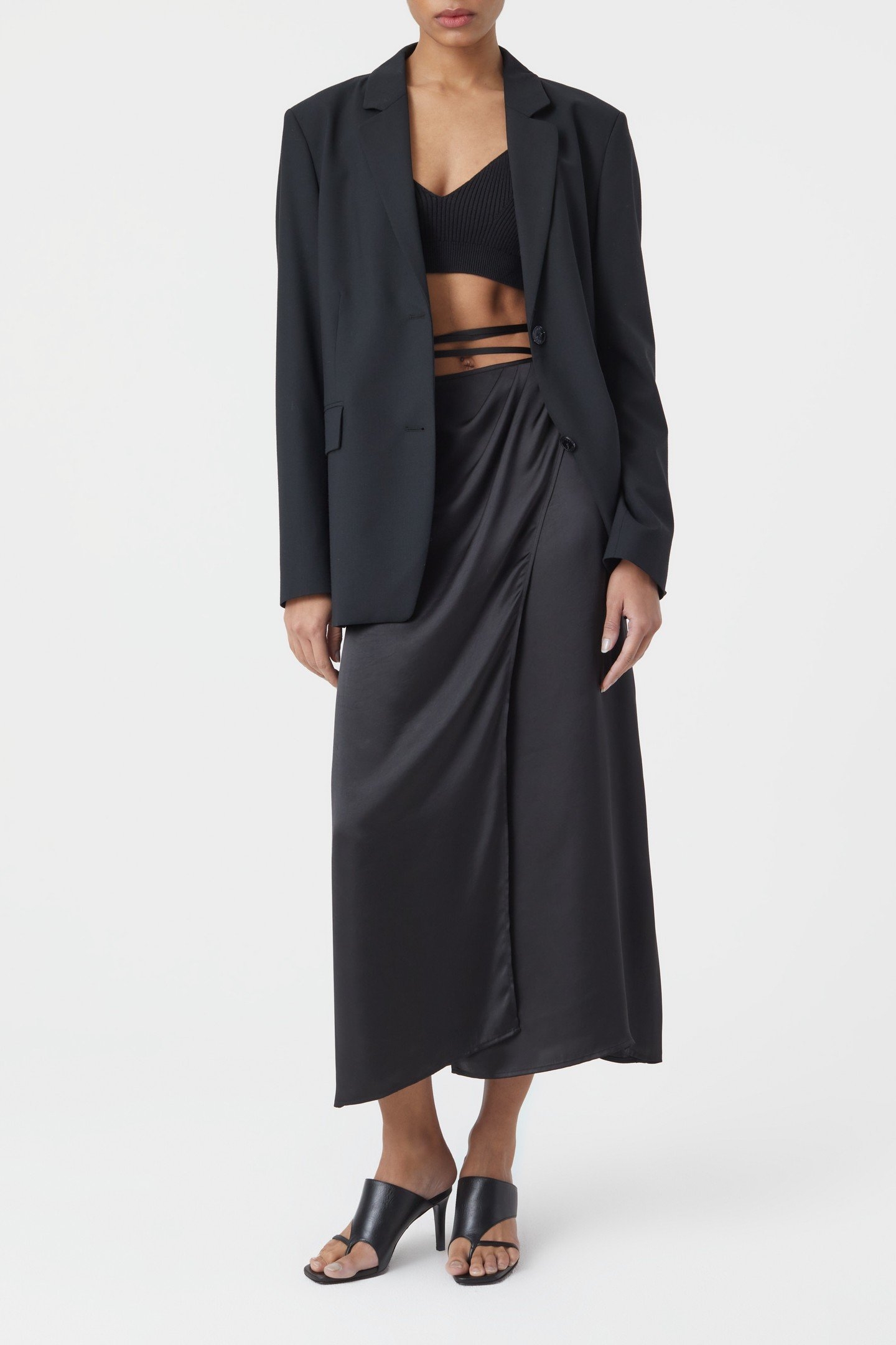 WRAP SKIRT BLACK 5