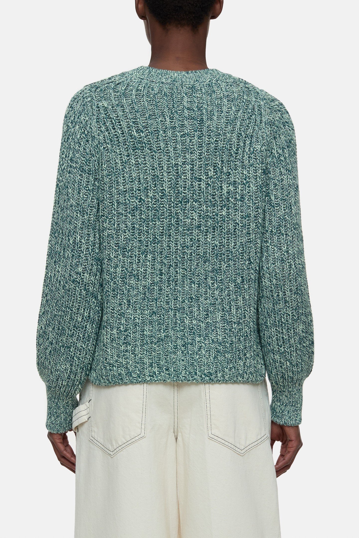 CREW NECK LONG SLEEVE KNITS MIDNIGHT LAKE 3