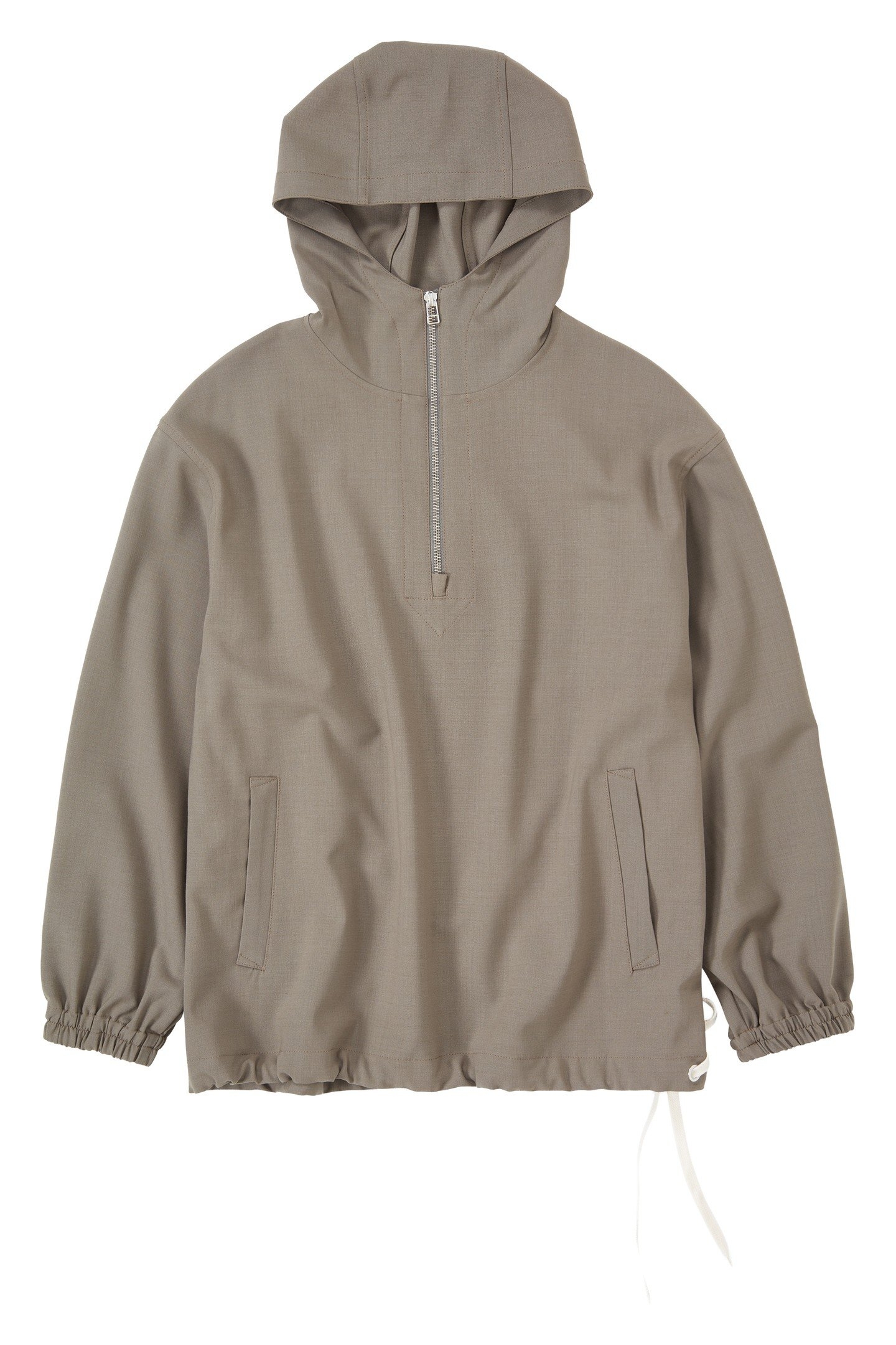 WOVEN HOODIE SHIRTS & BLOUSES HERITAGE GREY 4