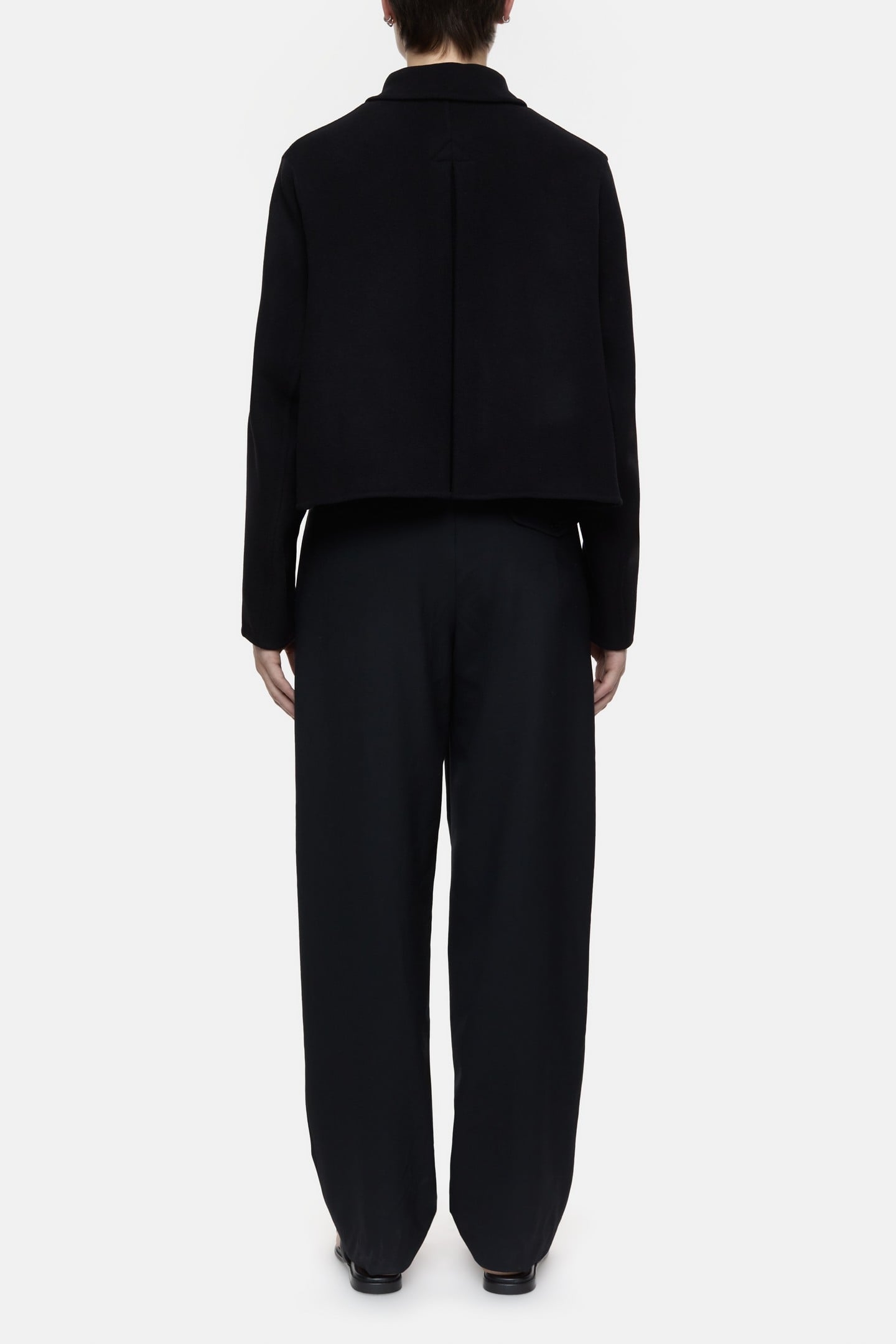 CROPPED JACKET BLACK 3