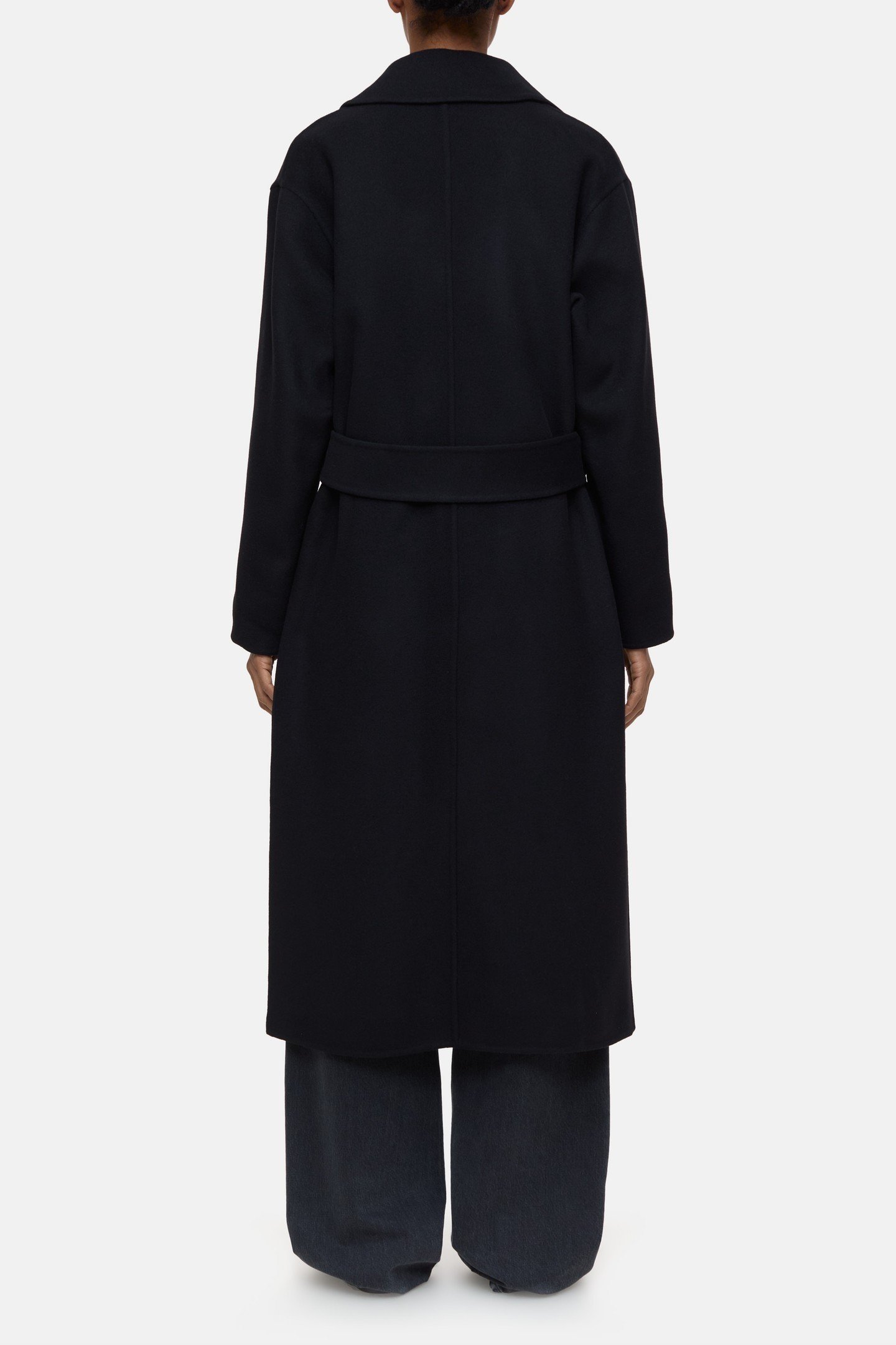 WRAP COAT JACKET BLACK 3