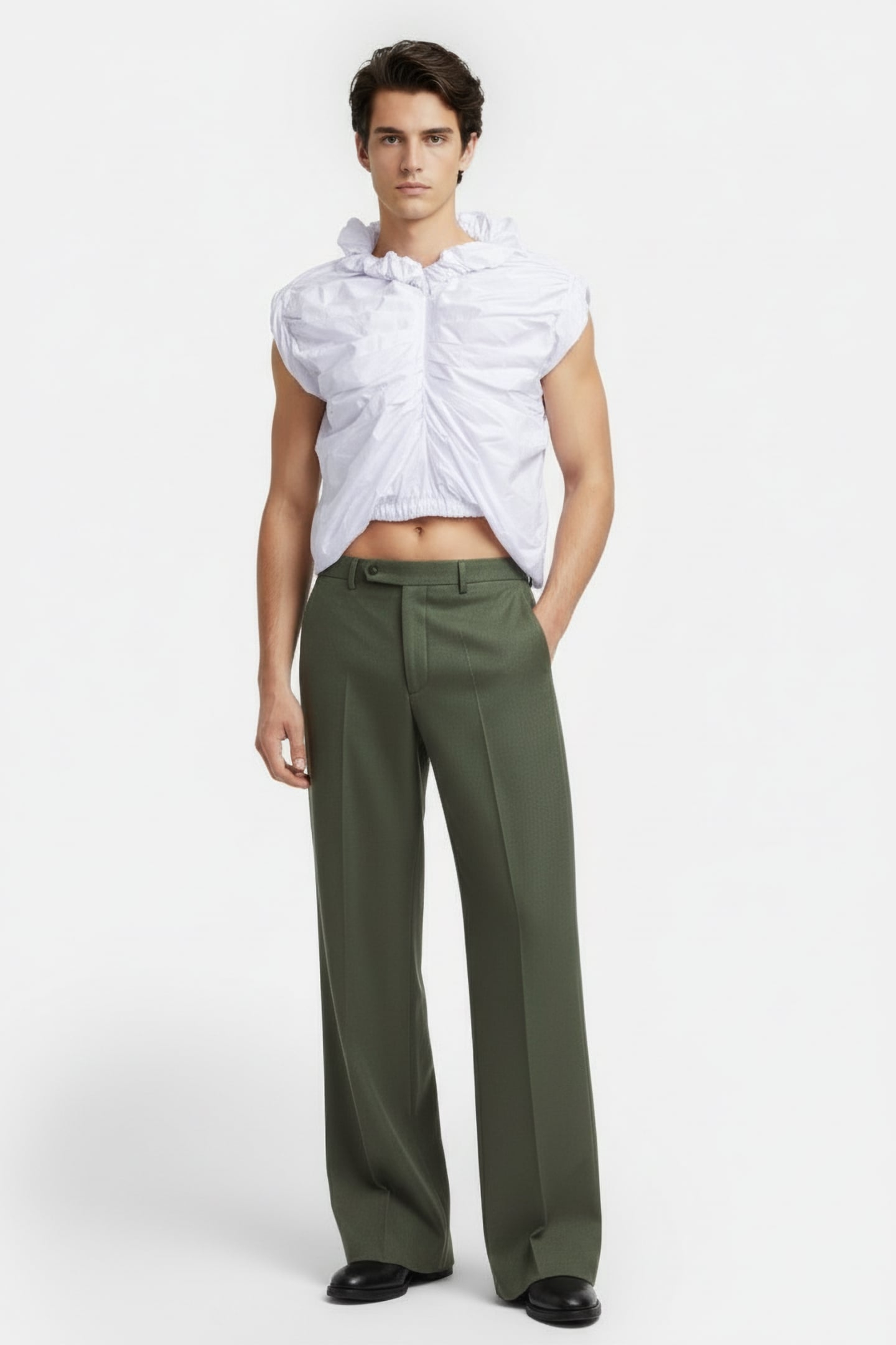 ETRE – NYLON SHIRT WHITE 1