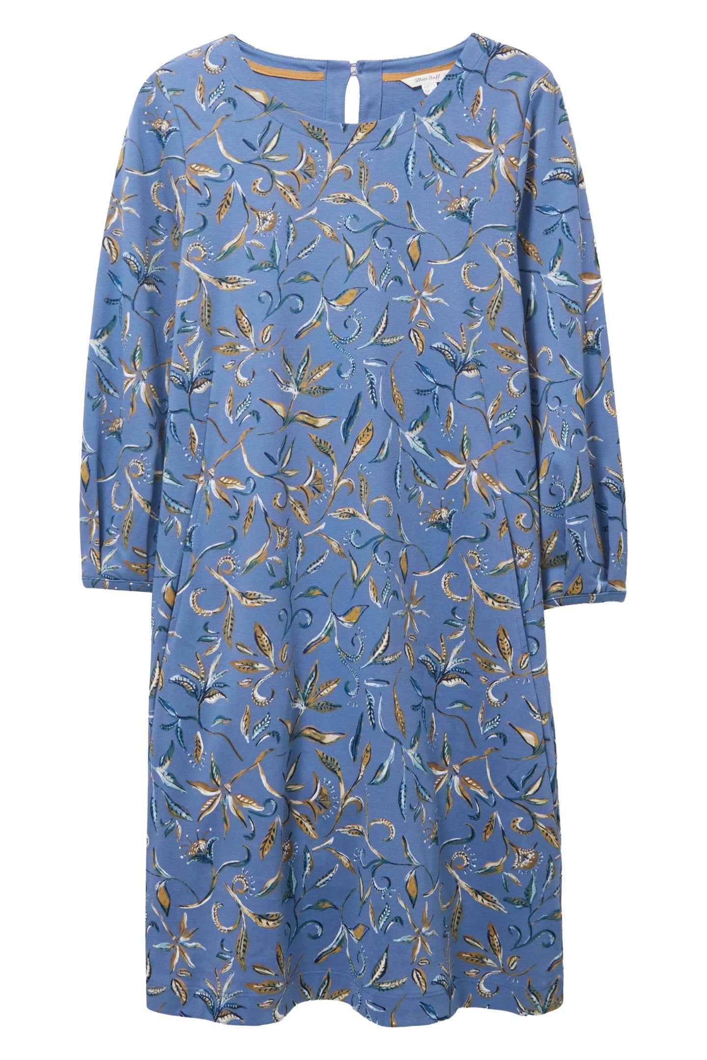 NEVE DRESS BLUE MULTI 3