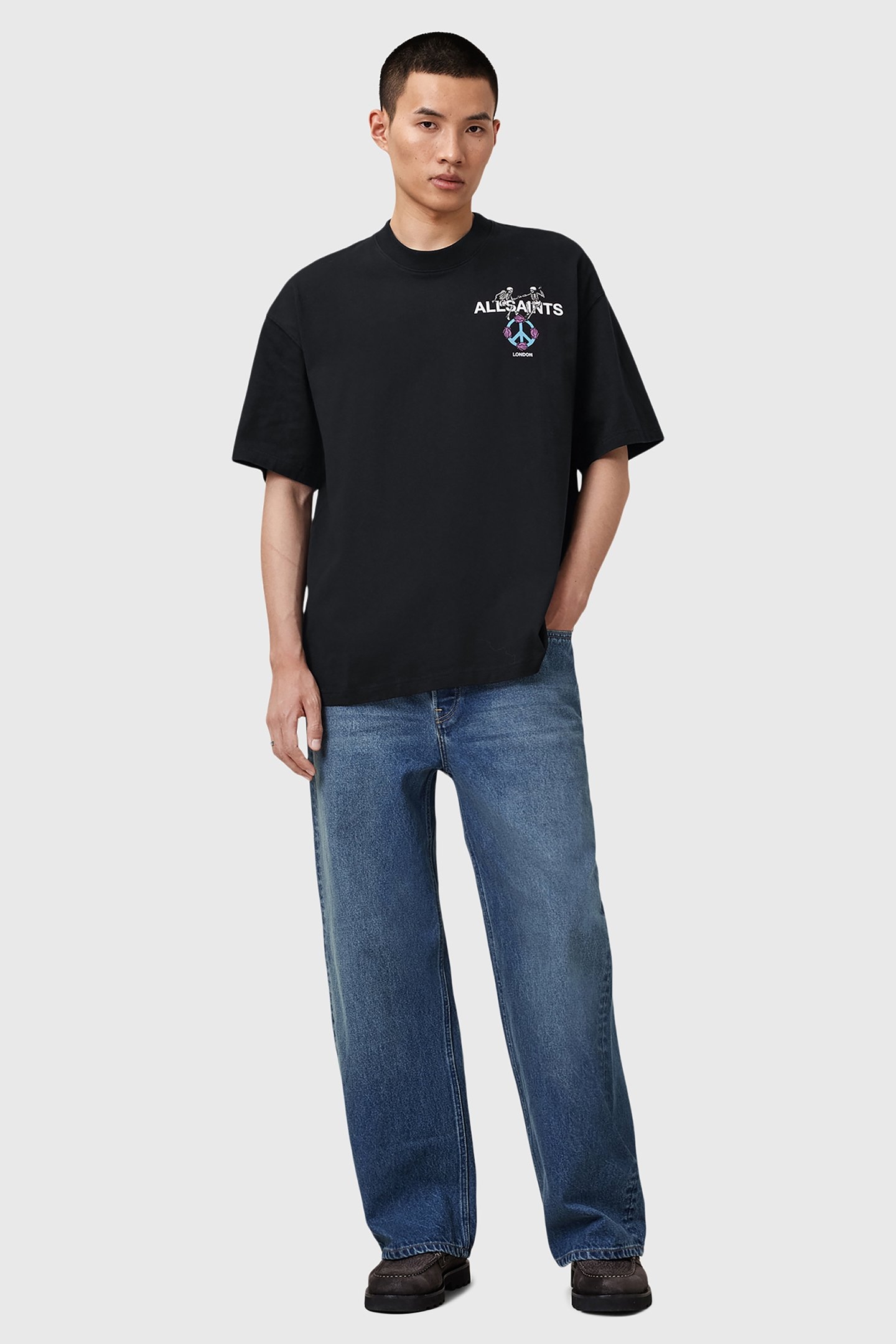 REINCARNATE SS CREW WASHED BLACK 2