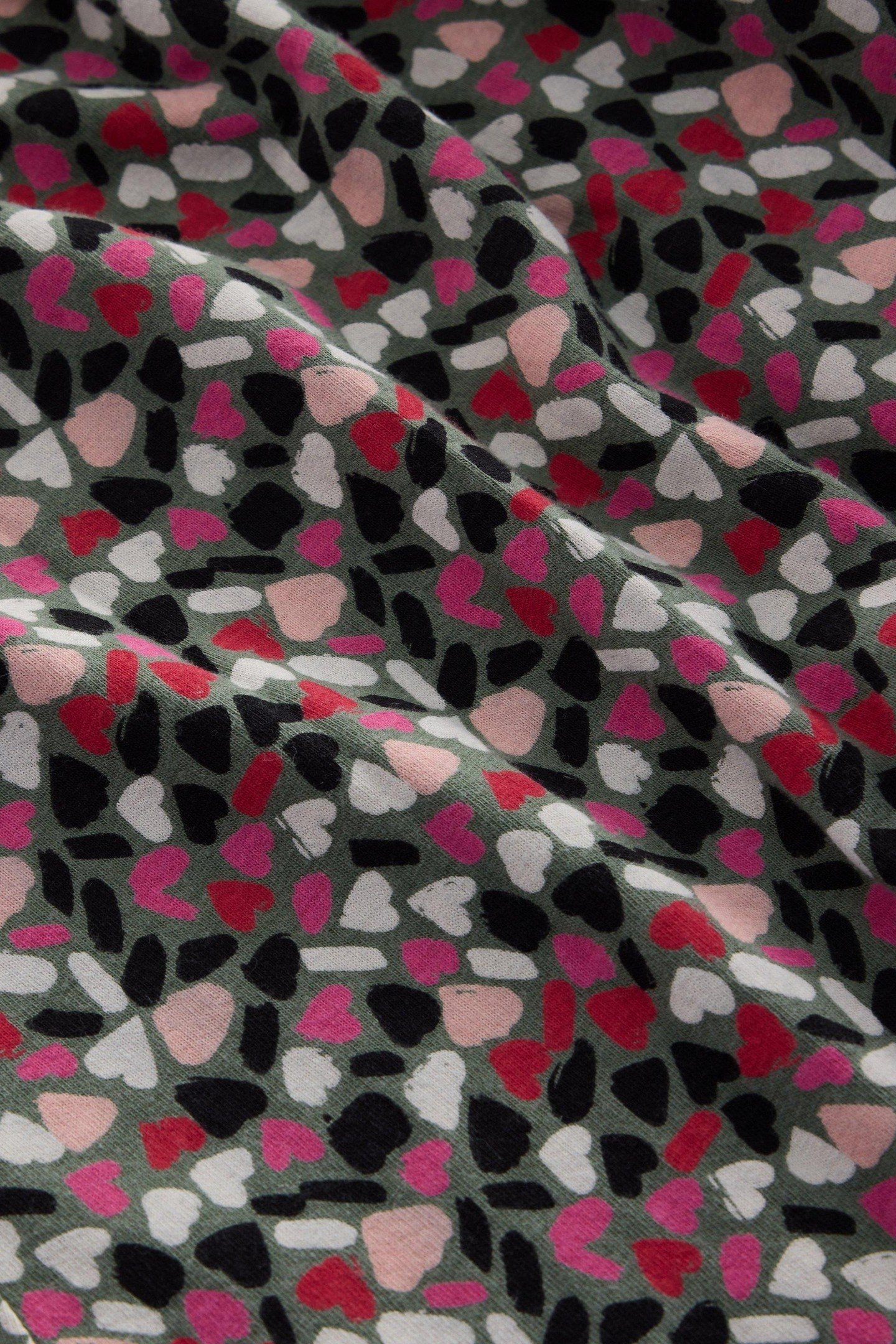 MEGAN JERSEY DRESS GREEN MULTI 4