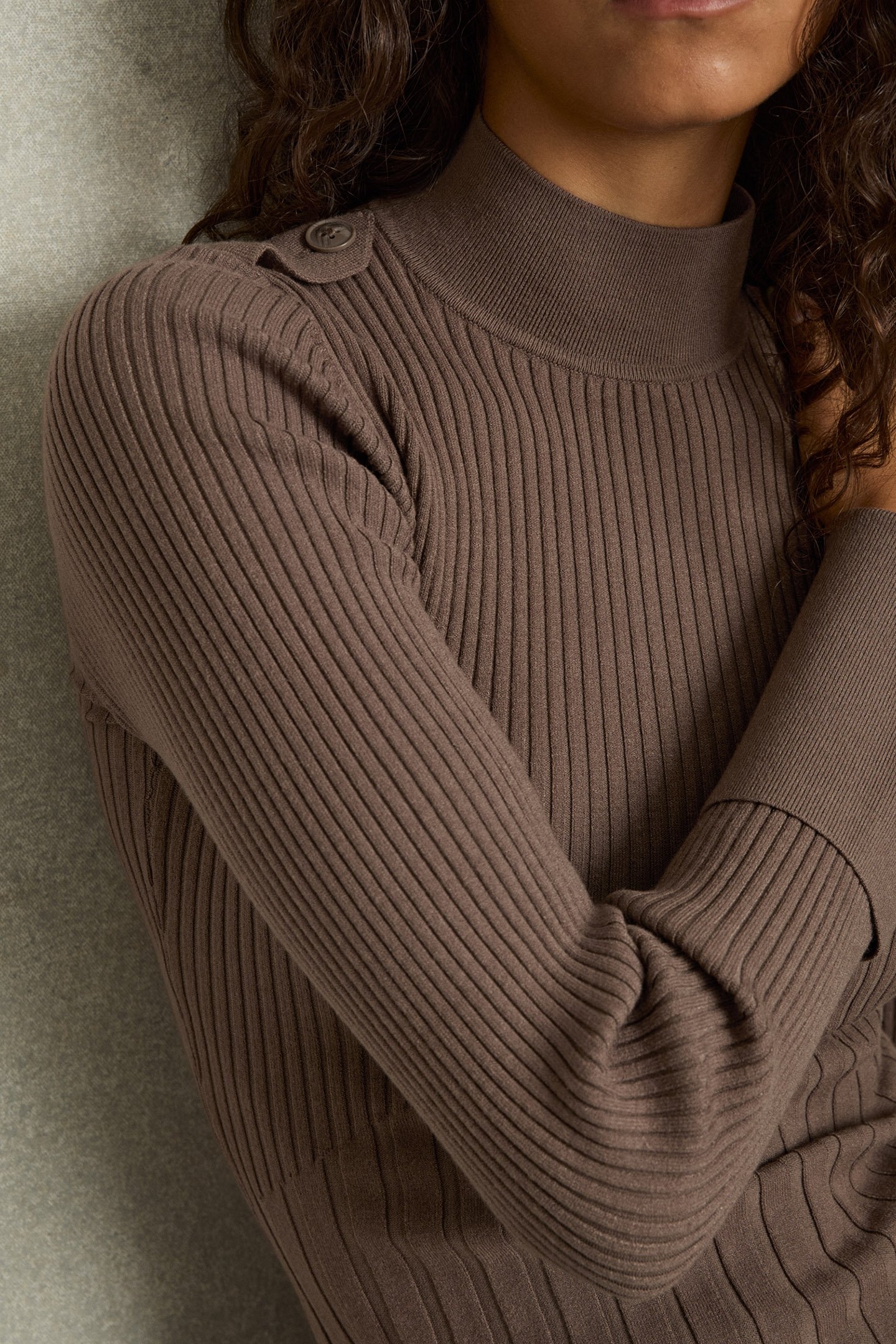 MOCK NECK JUMPER MINK 5