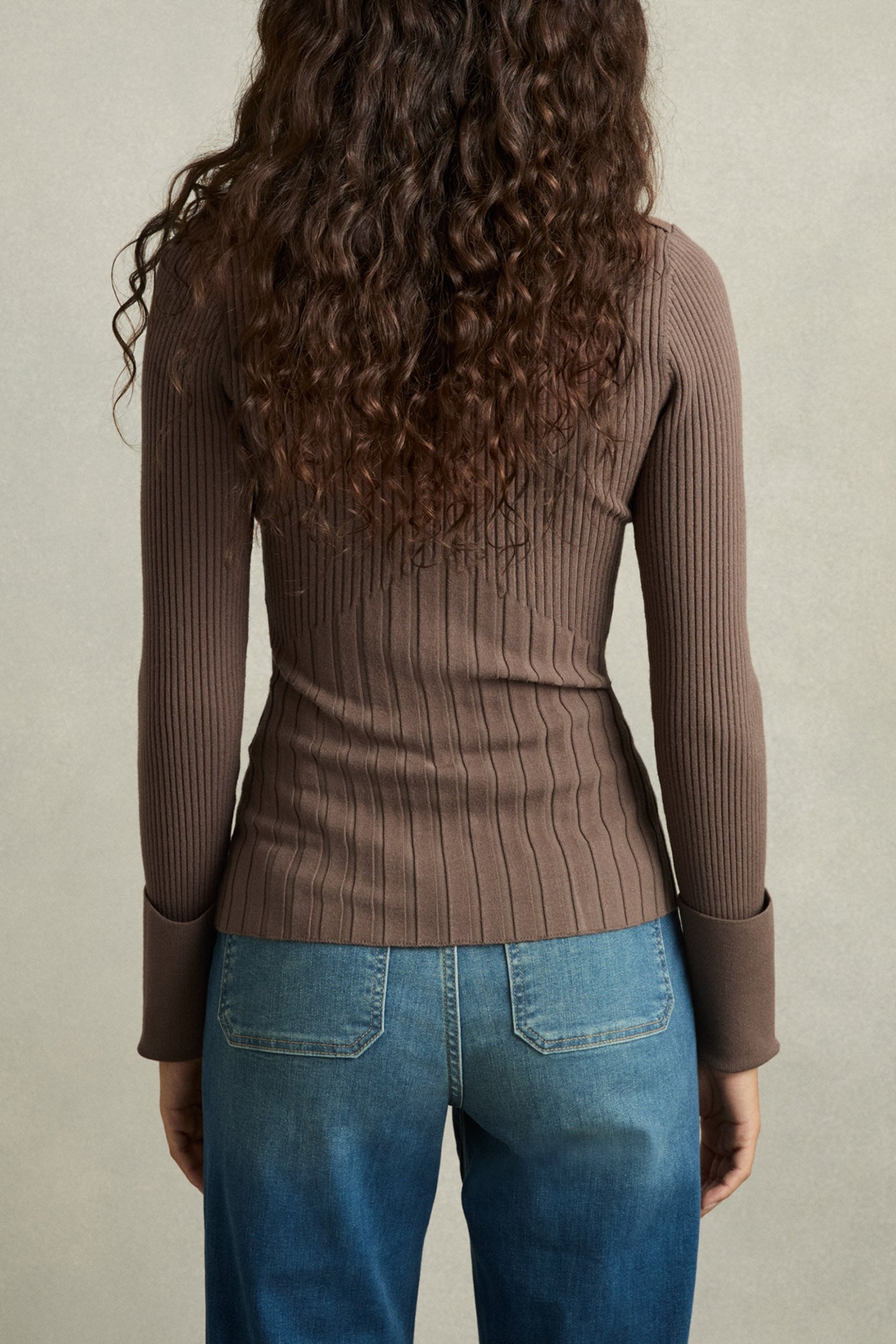 MOCK NECK JUMPER MINK 2