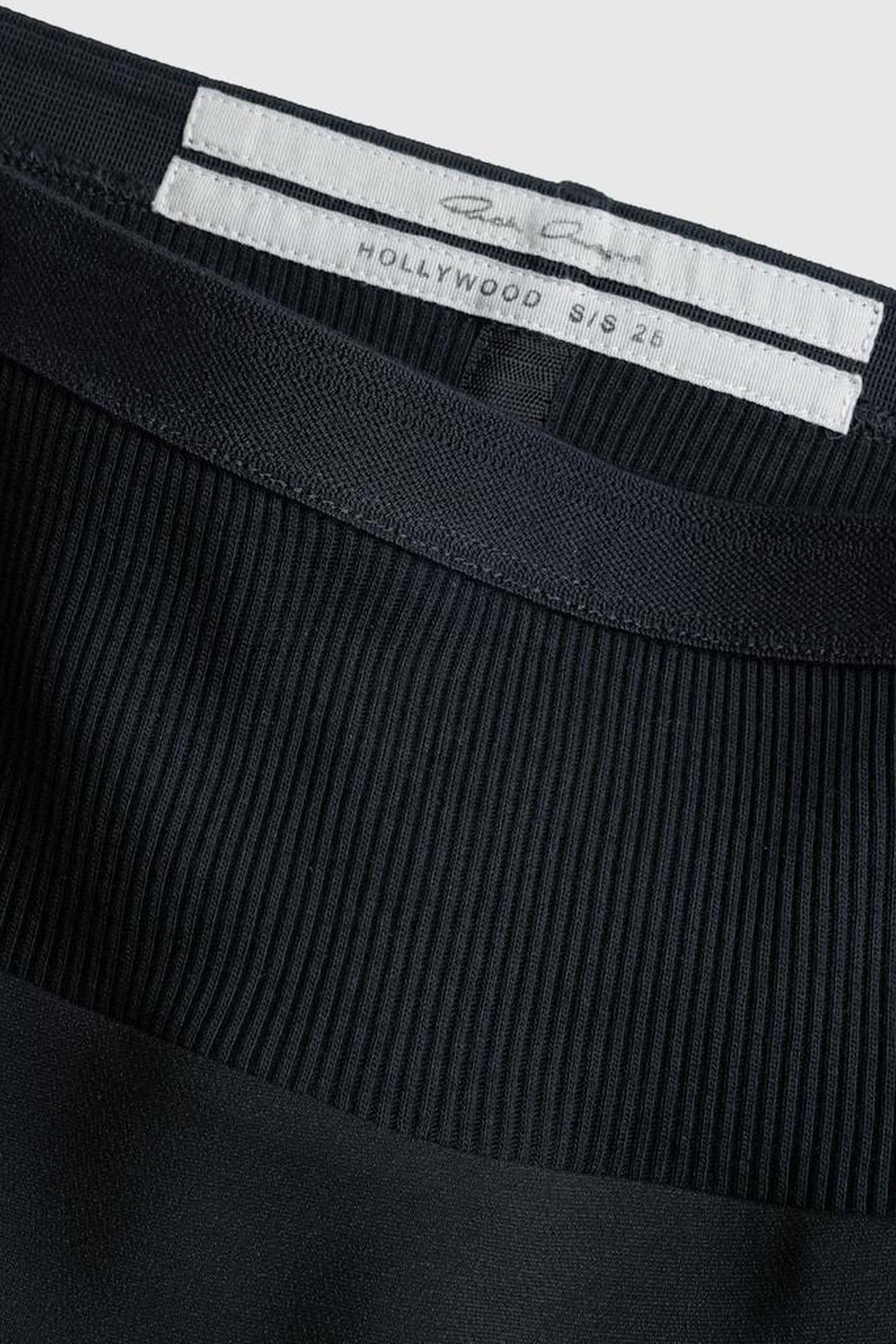 RICK OWENS – KNEE BIAS SKIRT BLACK 3