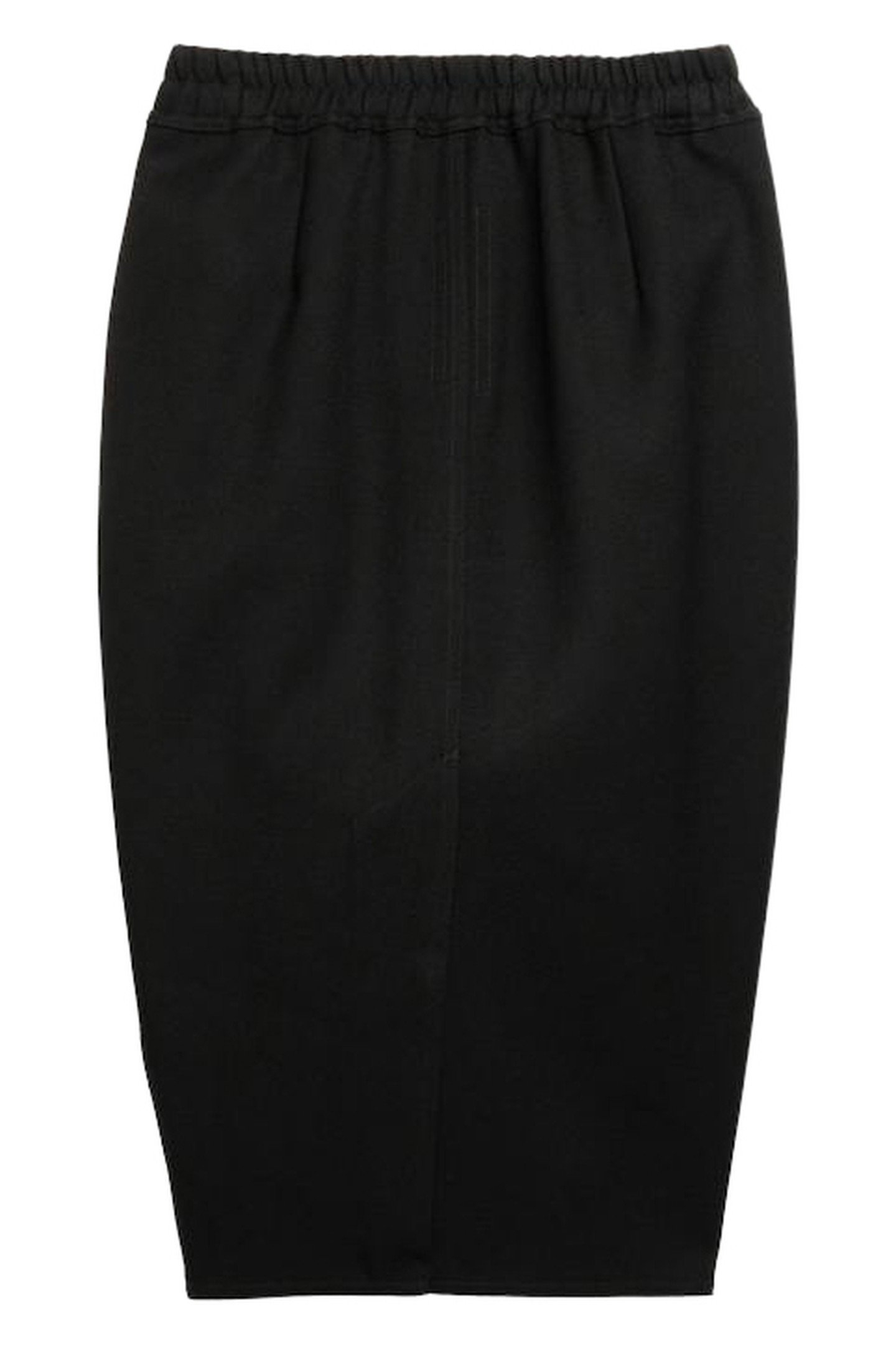 RICK OWENS – ZIPPED PILLAR SKIRT BLACK 2