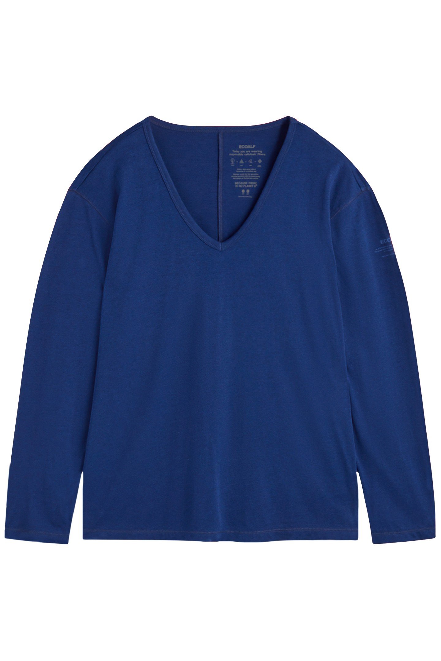 CAMBERRAALF LONG SLEEVE T-SHIRT BLUE PRINT 1