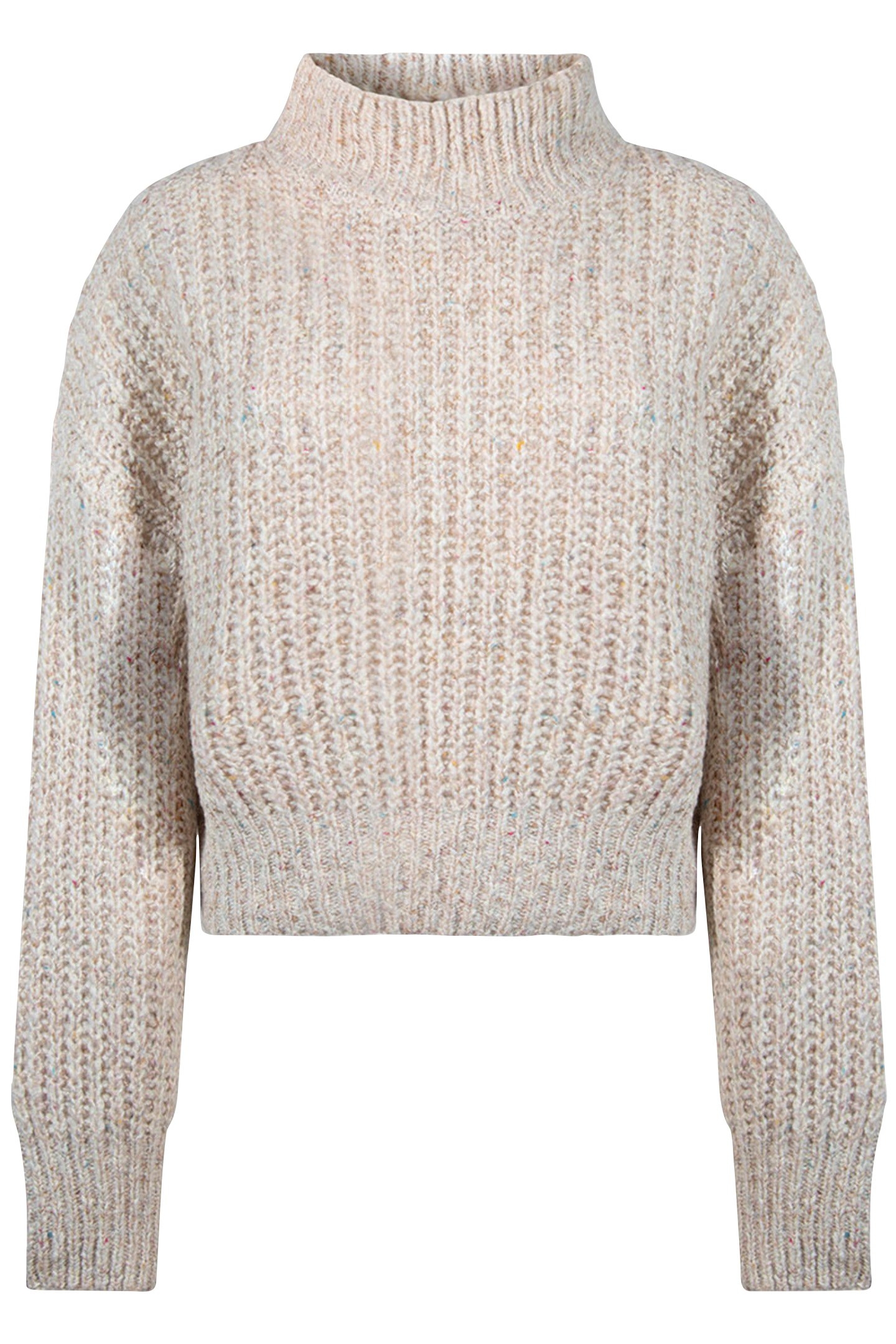 DYLAN KNITTED PULL LONG SLEEVE EGG WHITE MELEE 2