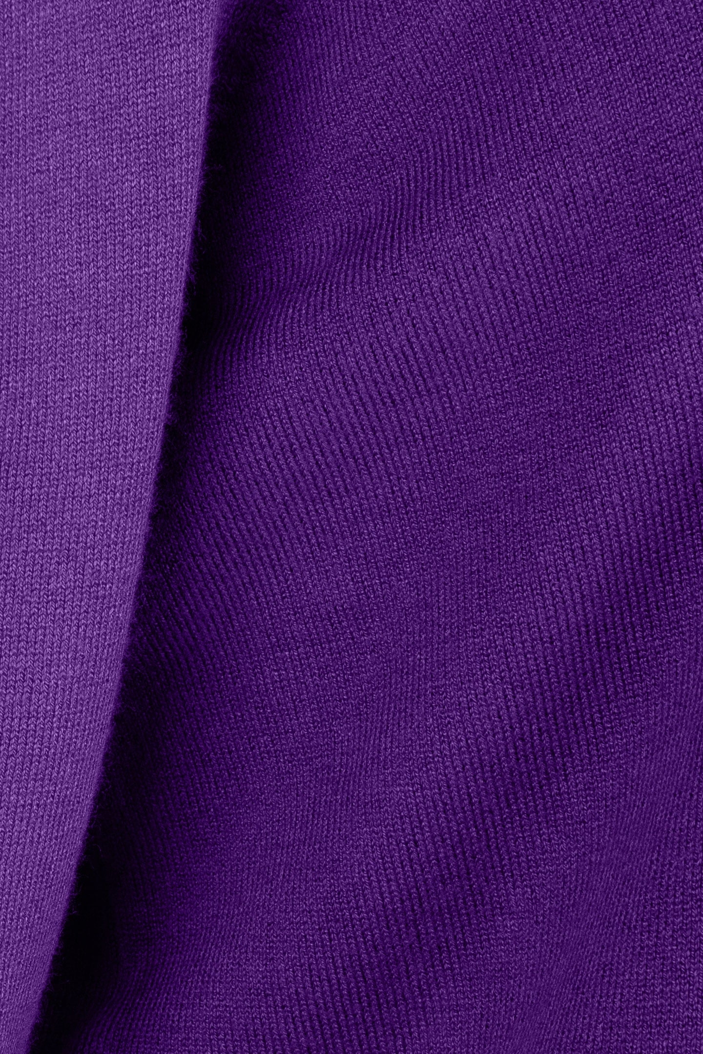 SWEATER SHORT PUFF SLV BASIC KNIT DEEP LAVENDER 5