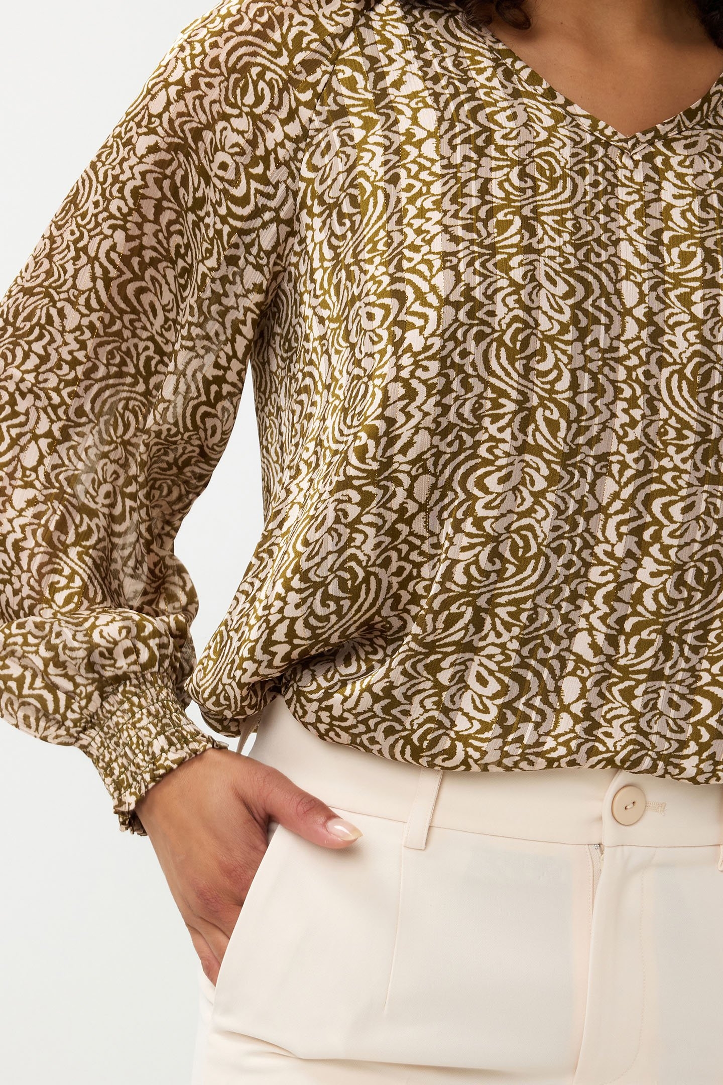 BLOUSE SMOCKING DIMENSION PRINT PRINT 6