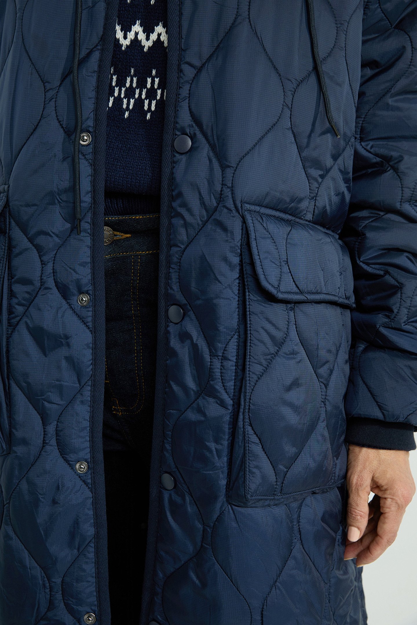 ANASTASIA COAT NAVY 4