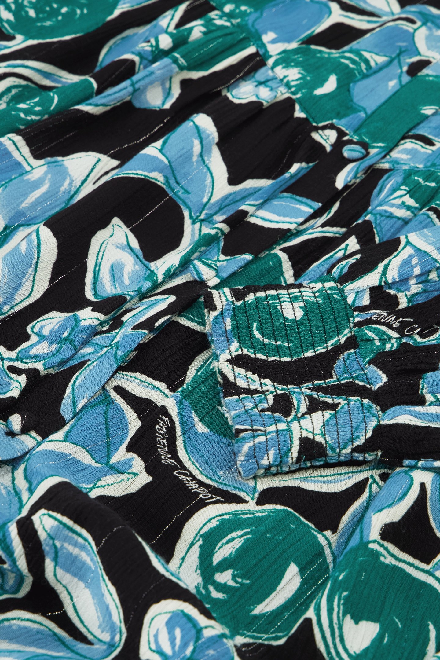 WILLA SHORT DRESS BLACK/BOTTLE GREEN 4