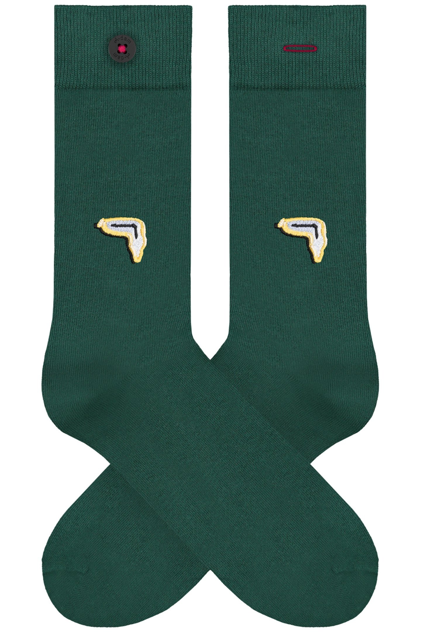 UNISEX A-DAM 4-PACK CASUAL SOCKS MULTICOLOR 2