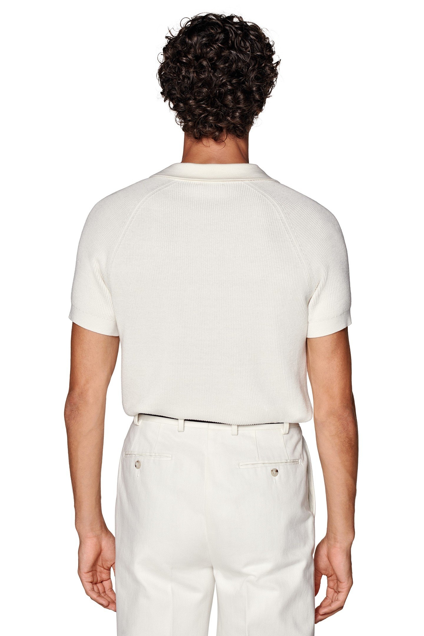 BUTTONLESS POLO RIB OFF WHITE OFF-WHITE 4
