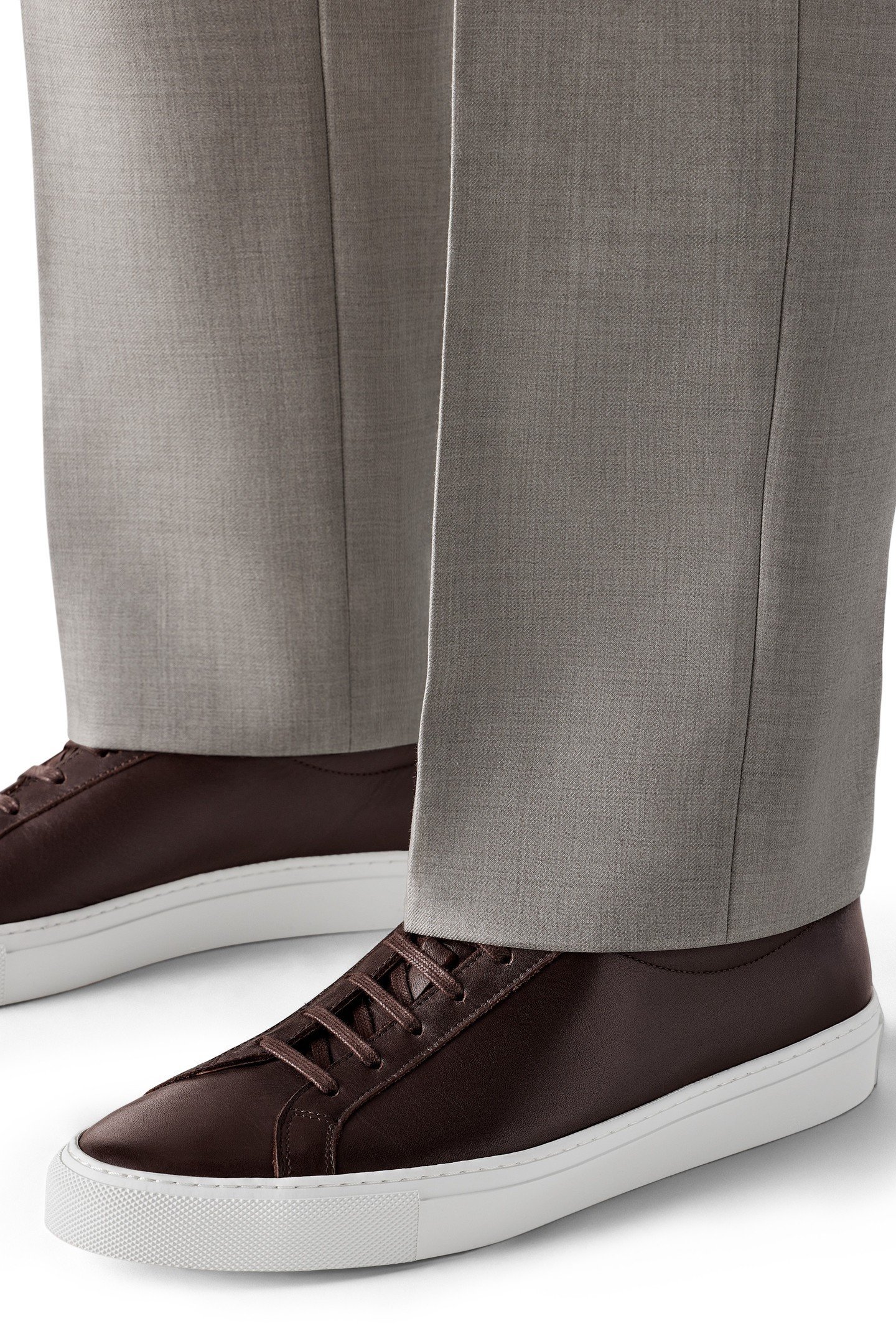 LEATHER-SNEAKER-D.BROWN DARK BROWN 4