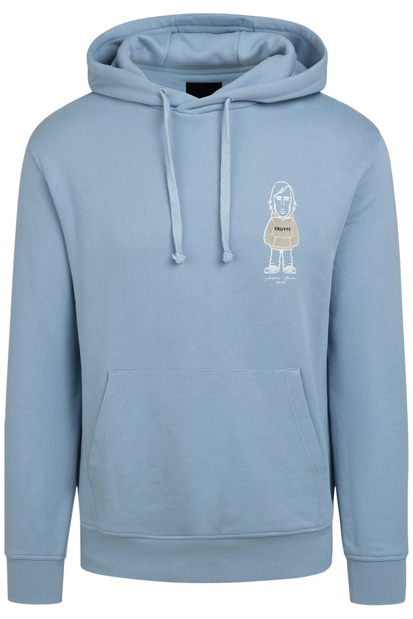 CRUYFF AVATAR HOODIE ASH BLUE 1