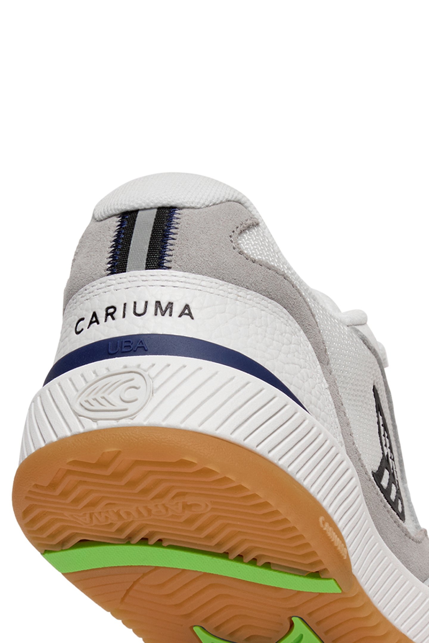 UBA PRO SUEDE OFF-WHITE MESH SMOKE WHITE BLACK LOGO 5