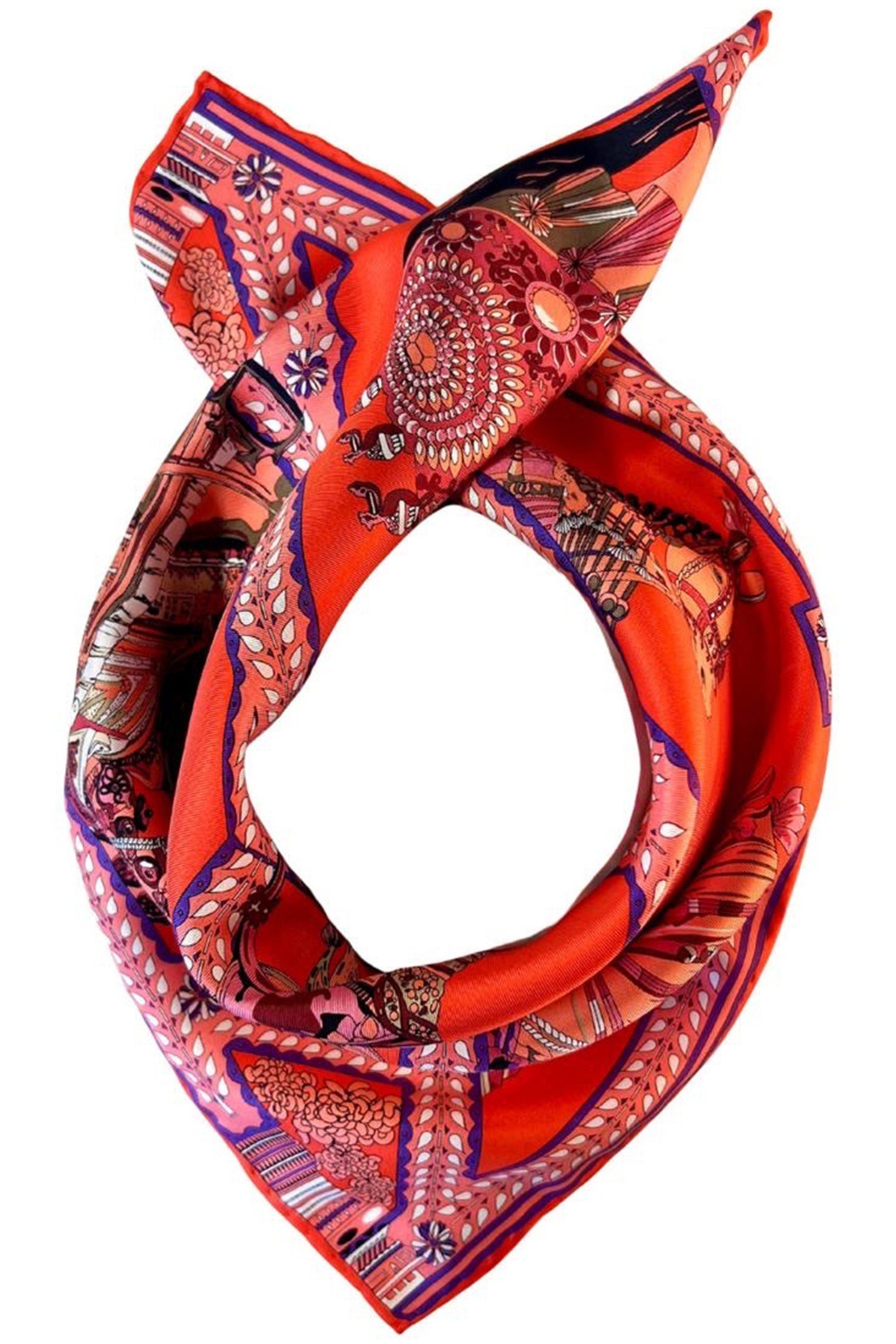 SCARF BURANO SMALL 577 ORANGE 1