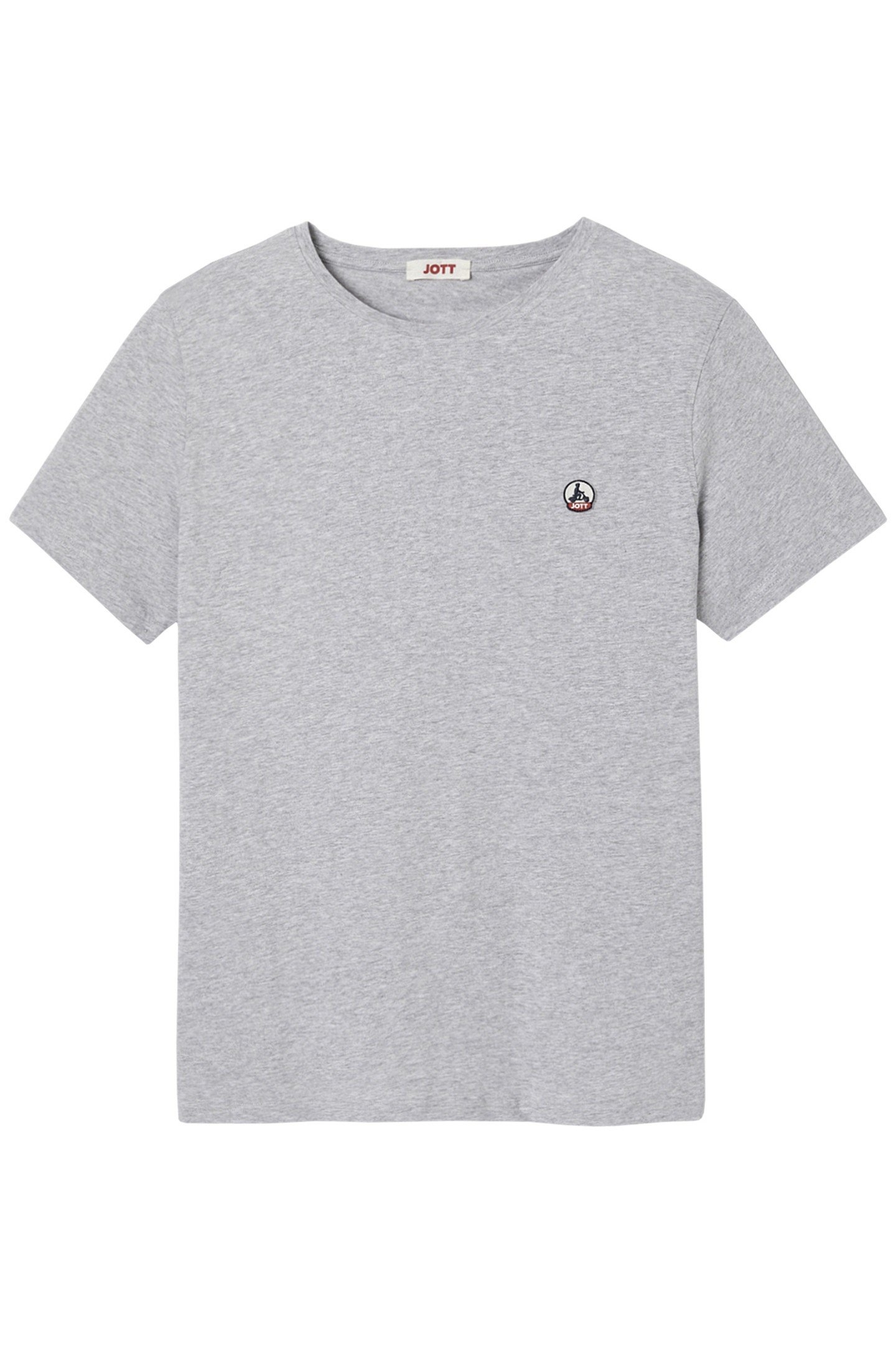 PIETRO T-SHIRT MELANGE GREY 1