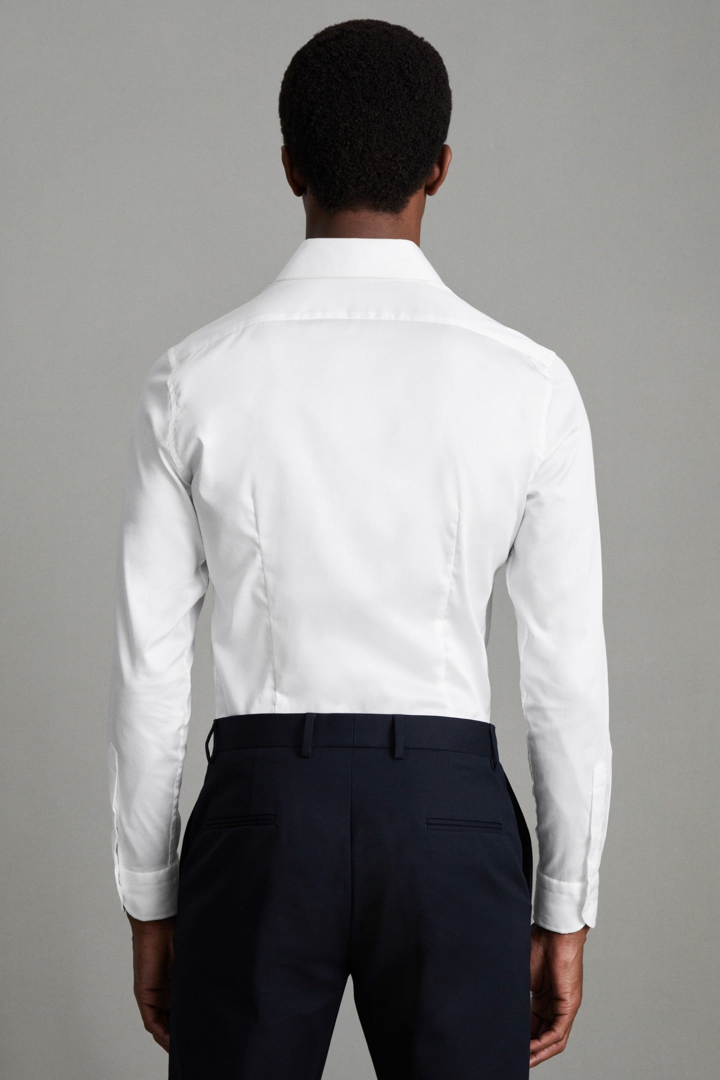 STRETCH SLIM FIT SHIRT WHITE 3