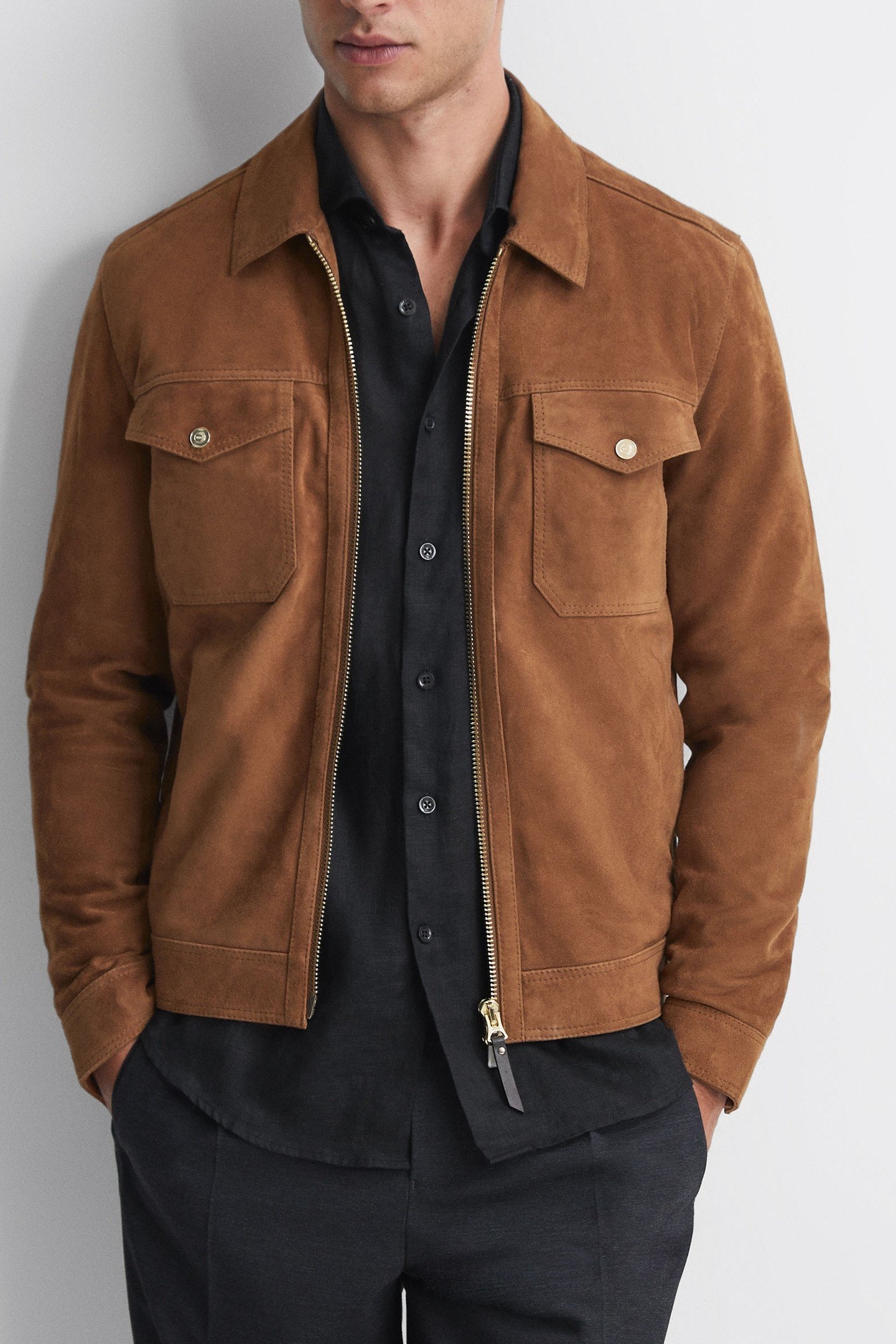 LONGSLEEVE LINEN SHIRT BLACK 4