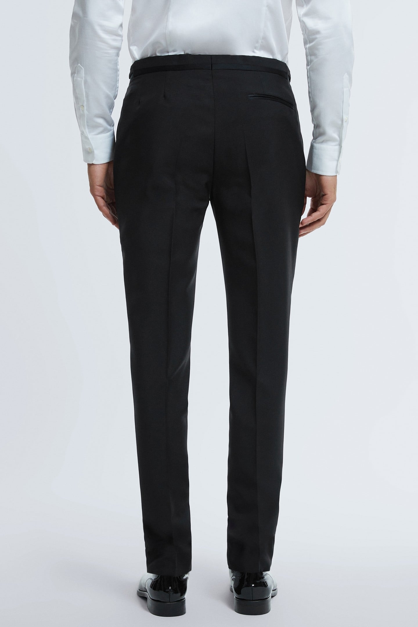 SUPER 150S TUX TROUSER BLACK 3