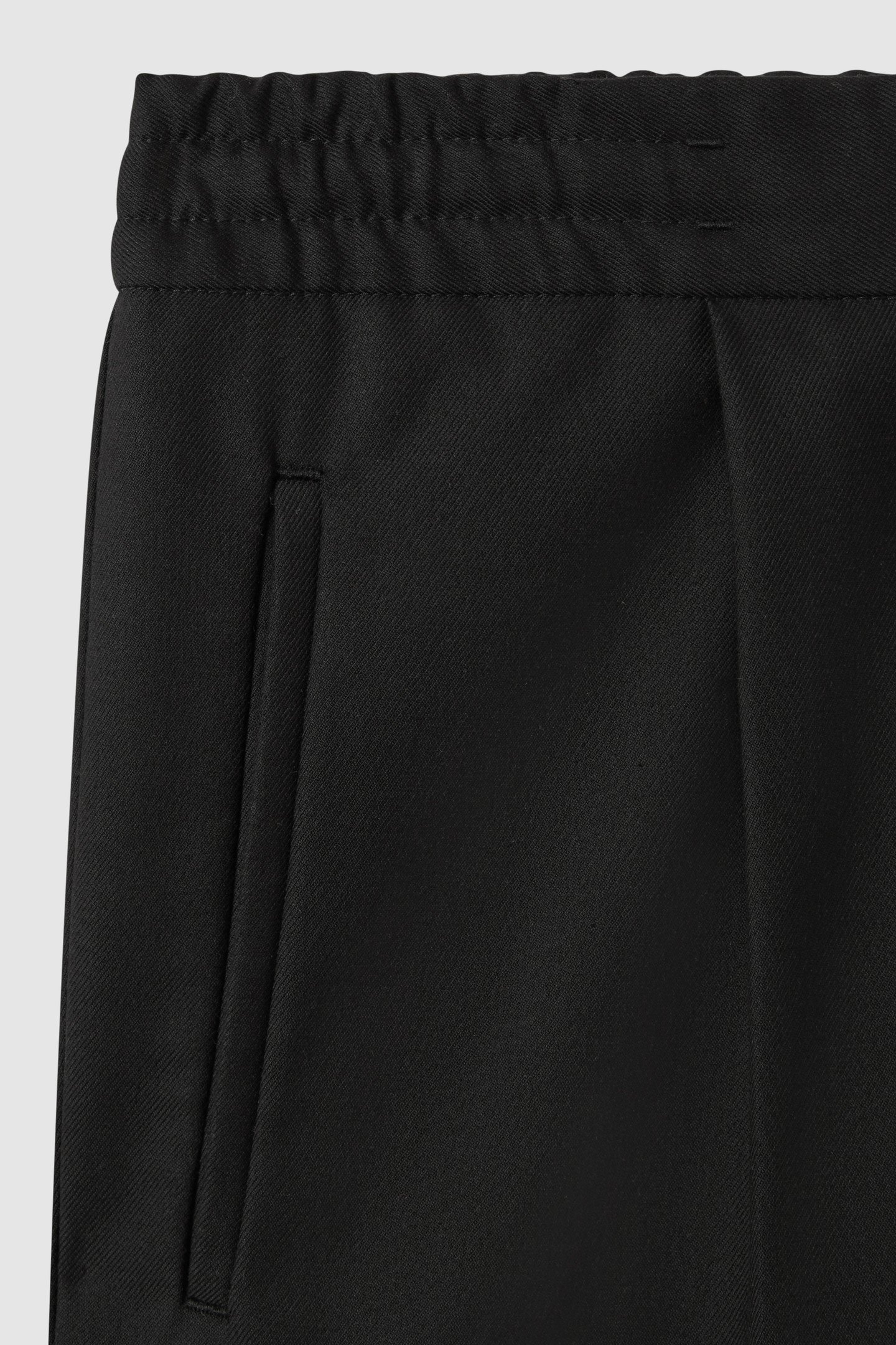 PLEATED RELAXED TROUSER BLACK 5