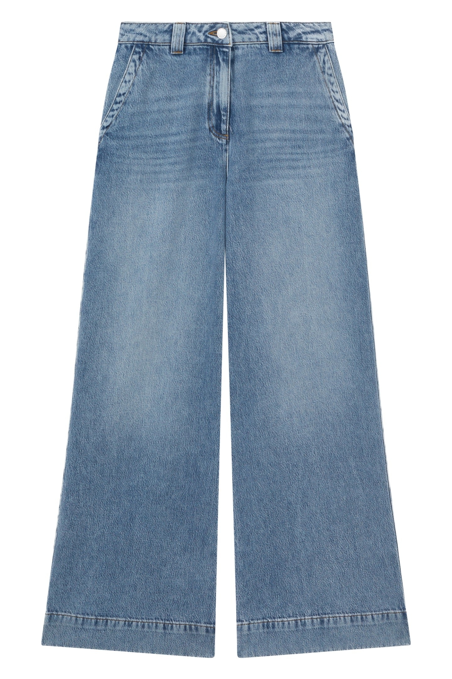 WIDE LEG LIGHT WEIGHT JEAN LIGHT BLUE 6