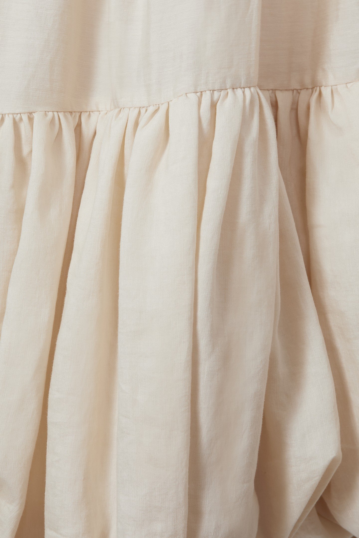 BUBBLE HEM DRESS CREAM 6