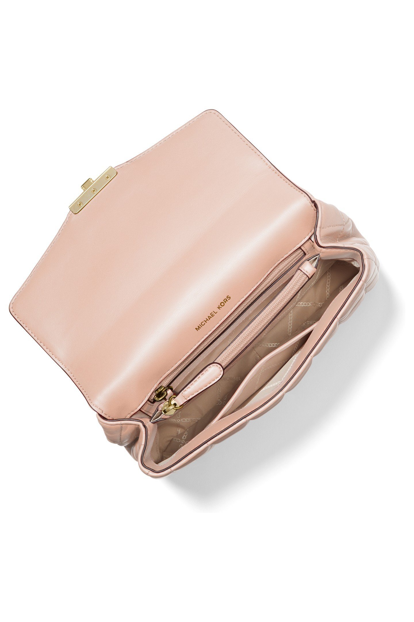 LARGE CHAIN SHOULDER BAG SOFT PINK 2