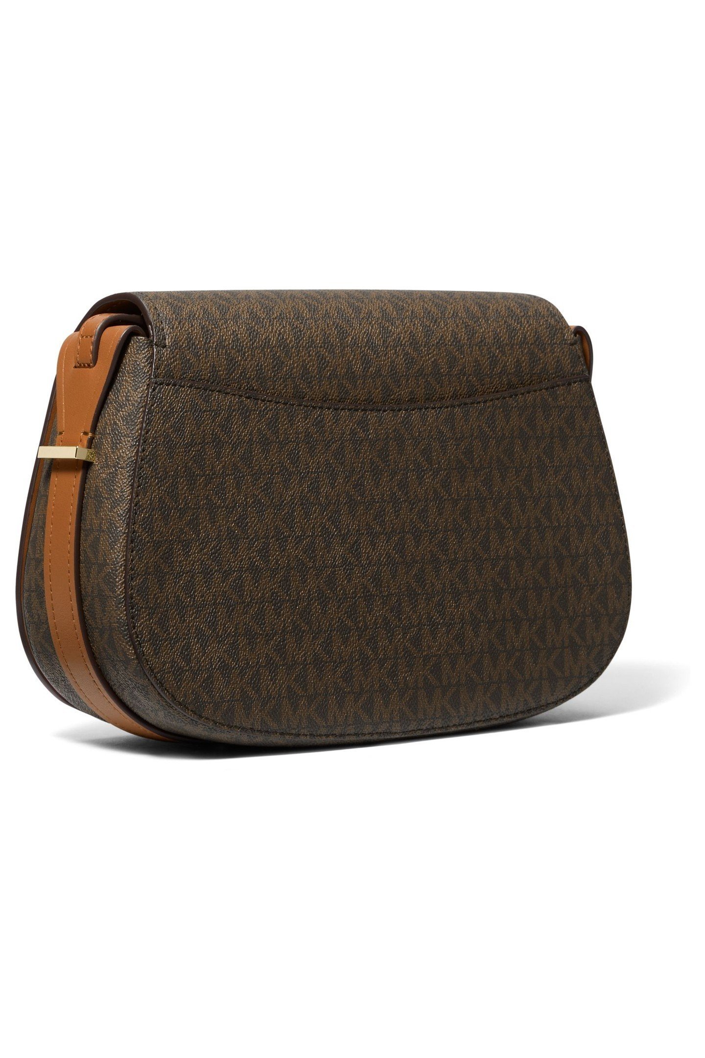 MEDIUM FLAP MESSENGER BAG BROWN/ACORN 3