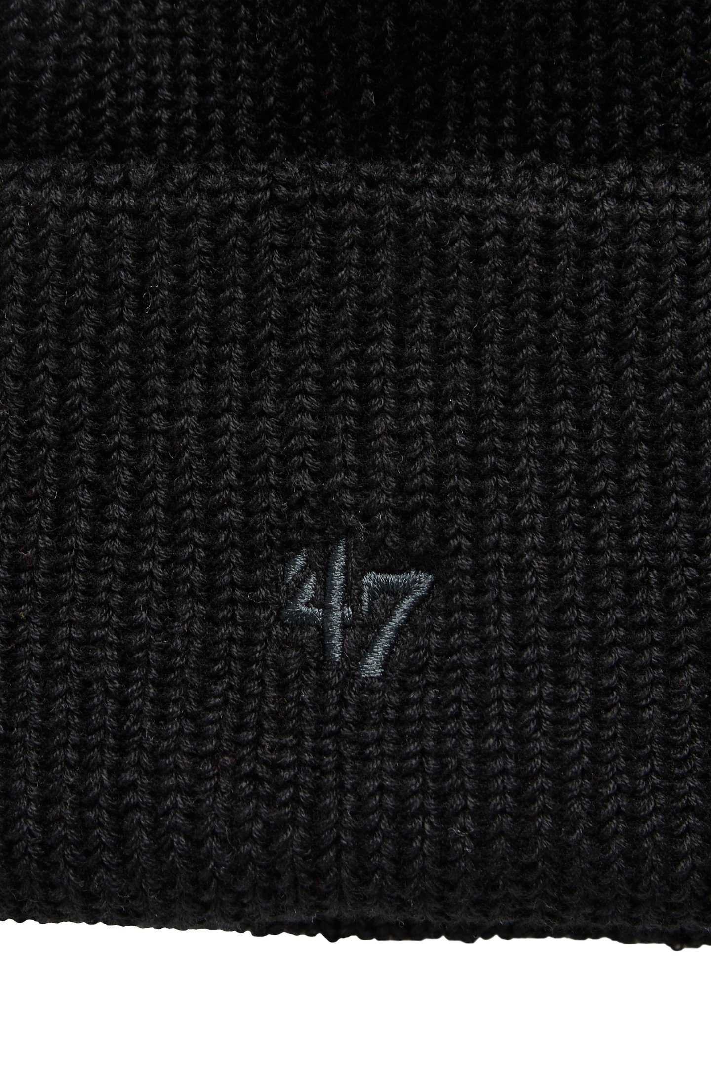 UNISEX '47 CUFF KNIT HAT BLACK 5