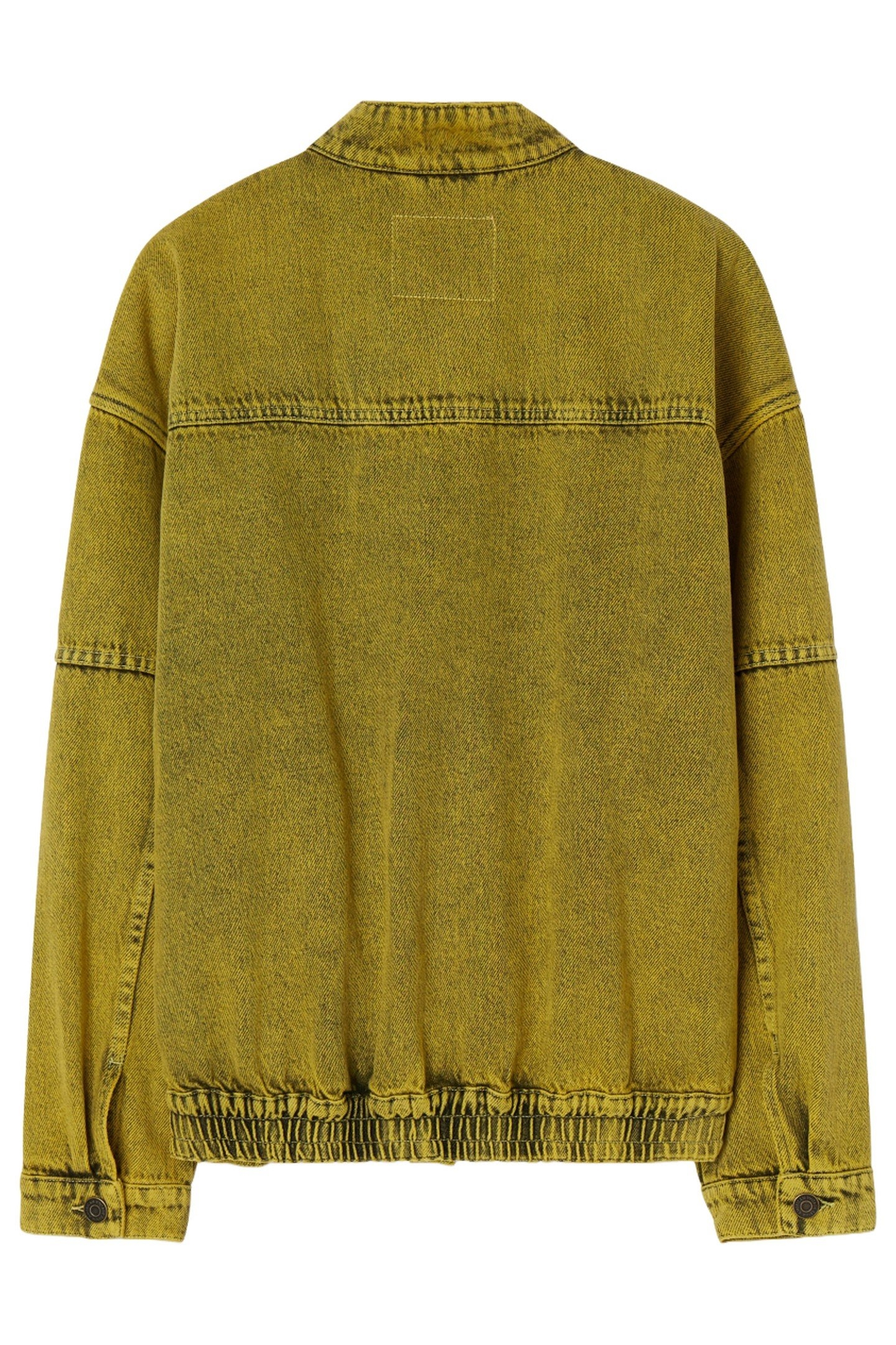 LONG-SLEEVED JACKET WITH MANDARIN COLLAR YELLOW OVERDYE 3