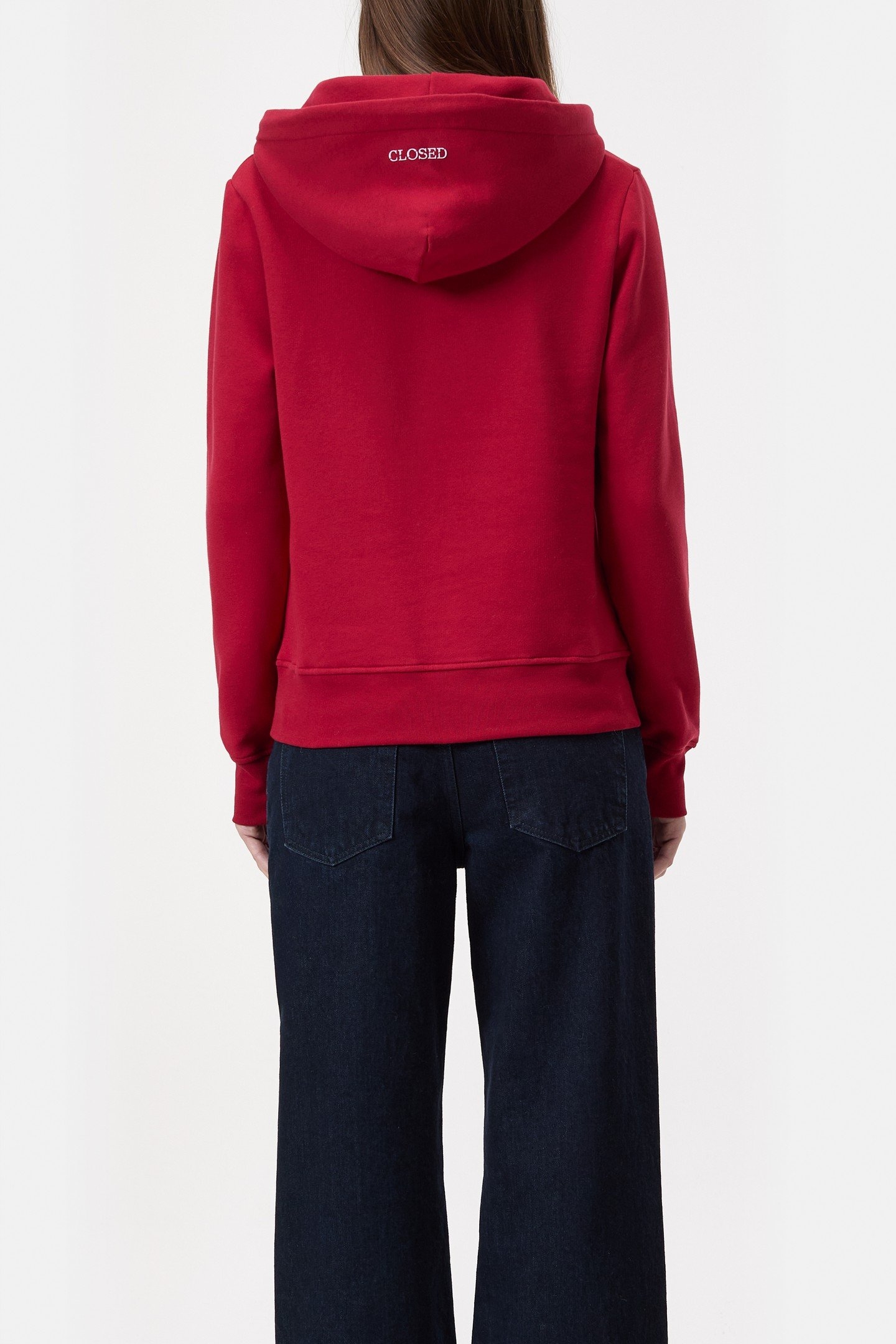 CROPPED HOODIE T-SHIRTS CHILI PEPPER RED 2