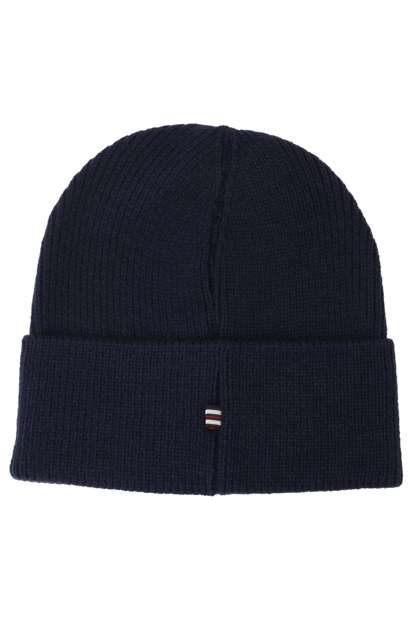 UNISEX MILANO MID HEIGHT LOGO KNIT BEANIE BLACK IRIS 1